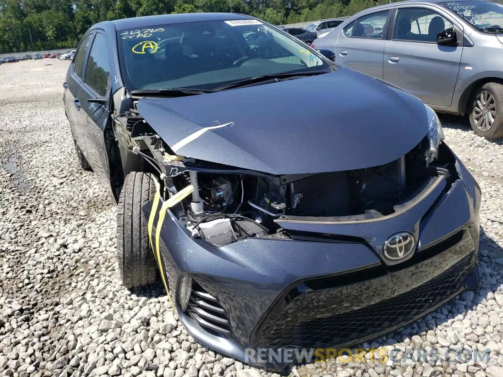 9 Photograph of a damaged car 2T1BURHE0KC222161 TOYOTA COROLLA 2019