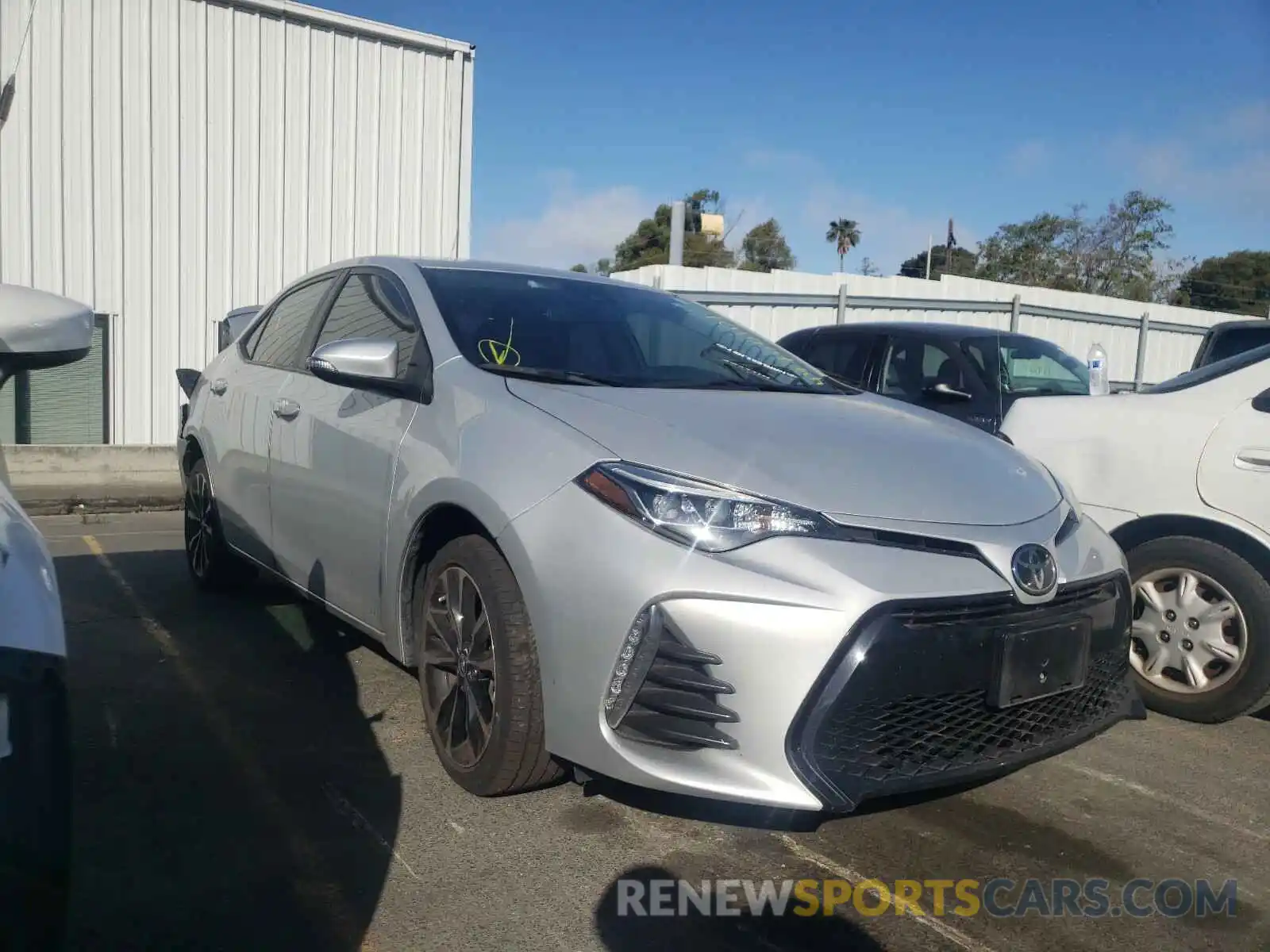 1 Photograph of a damaged car 2T1BURHE0KC222371 TOYOTA COROLLA 2019