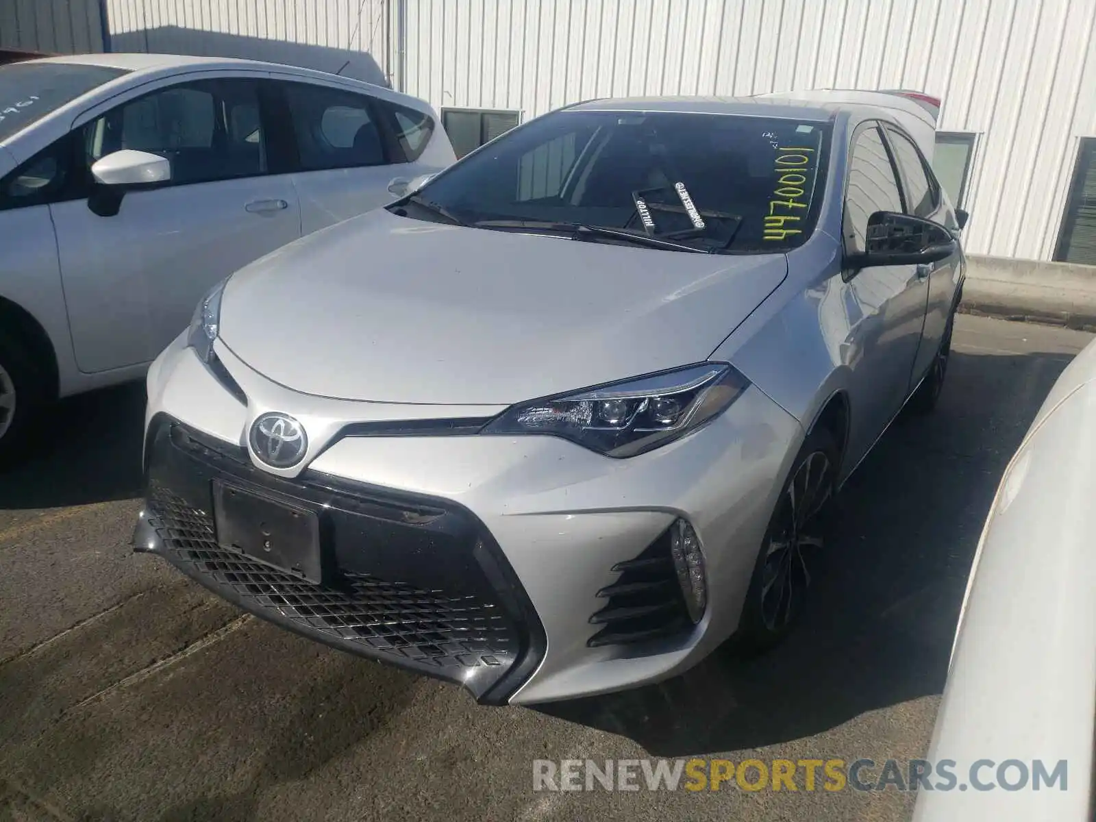 2 Photograph of a damaged car 2T1BURHE0KC222371 TOYOTA COROLLA 2019