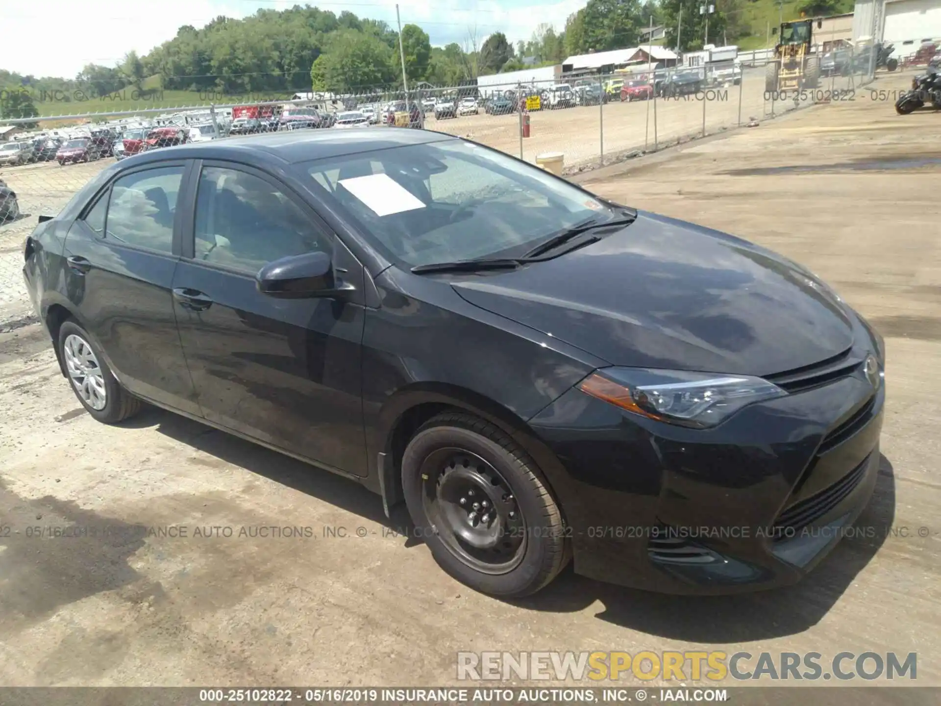 1 Photograph of a damaged car 2T1BURHE0KC222578 TOYOTA COROLLA 2019