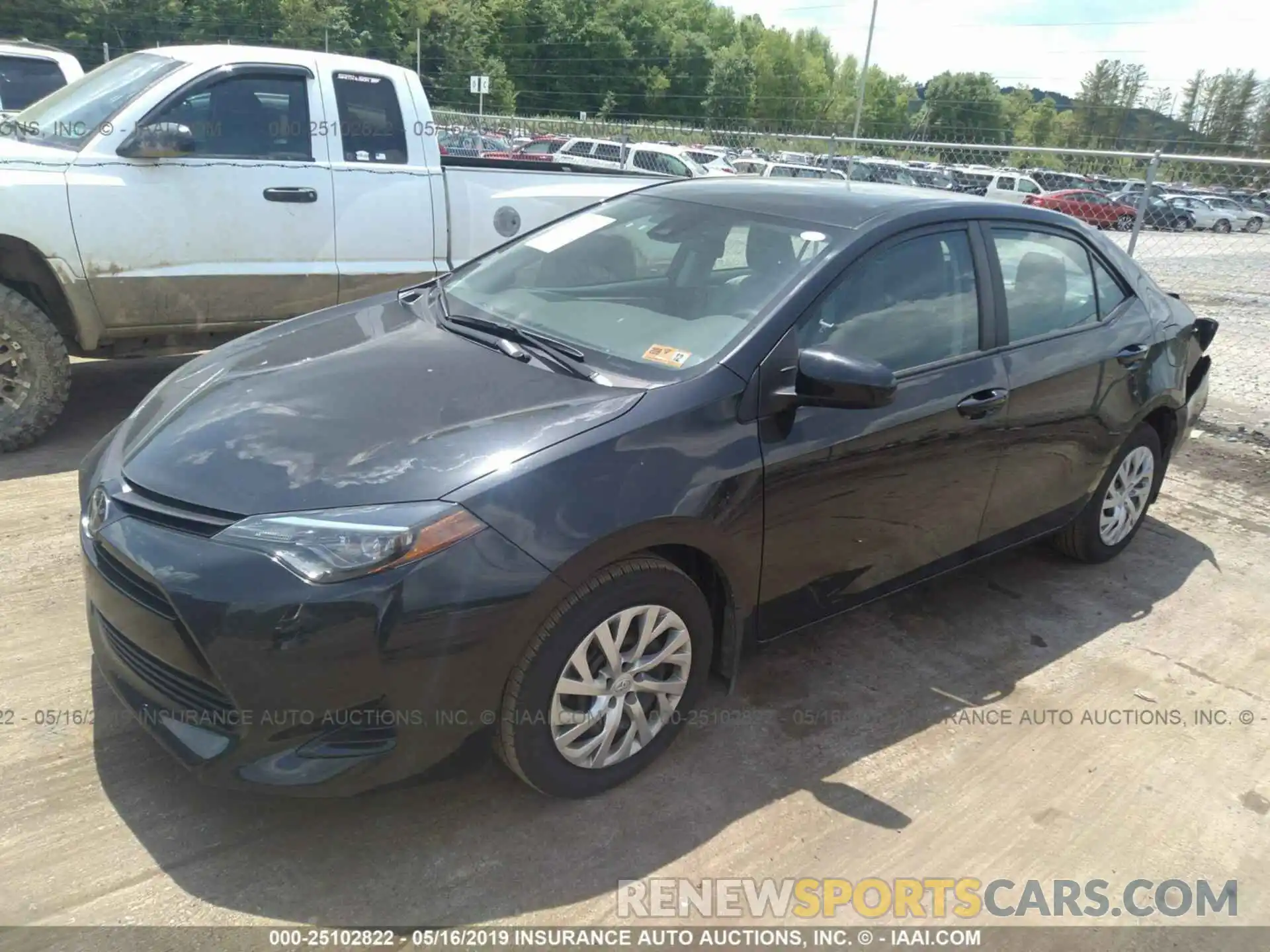 2 Photograph of a damaged car 2T1BURHE0KC222578 TOYOTA COROLLA 2019