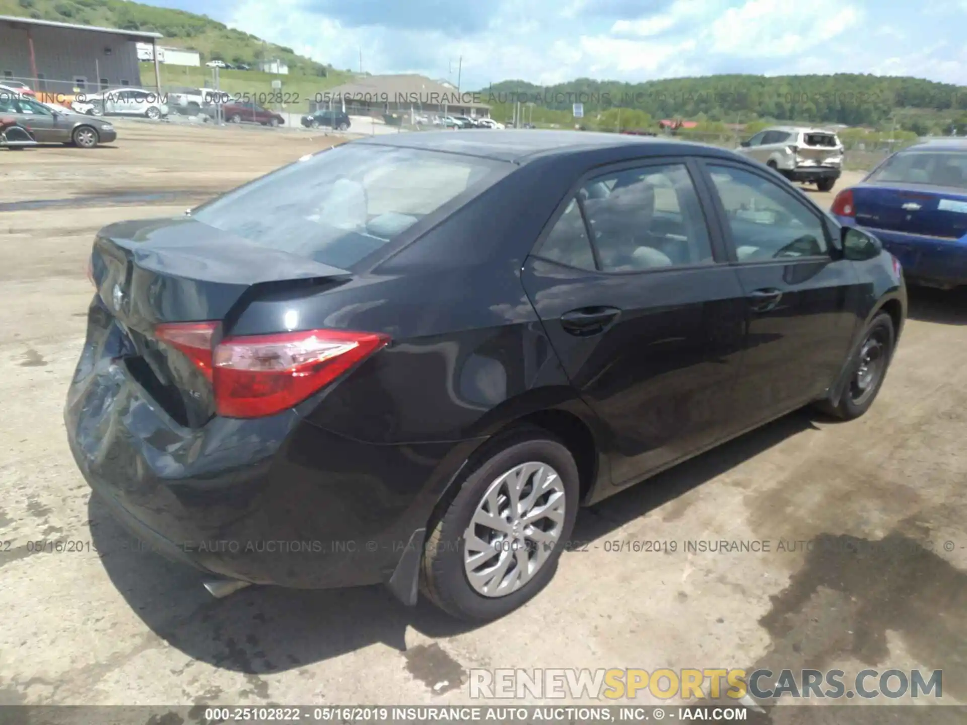 4 Photograph of a damaged car 2T1BURHE0KC222578 TOYOTA COROLLA 2019