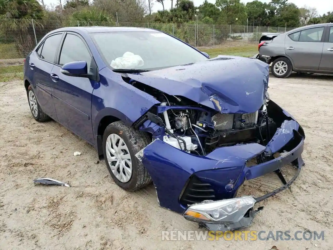 9 Photograph of a damaged car 2T1BURHE0KC222869 TOYOTA COROLLA 2019