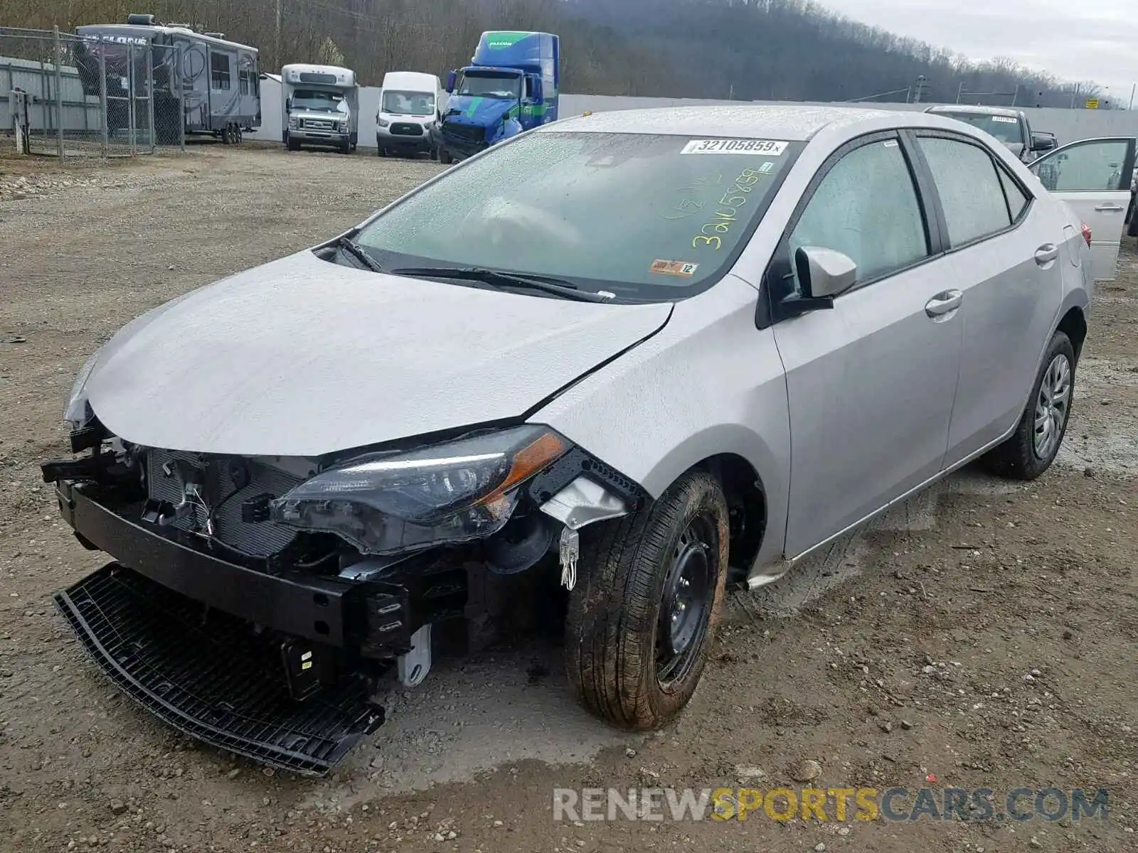 2 Photograph of a damaged car 2T1BURHE0KC223231 TOYOTA COROLLA 2019