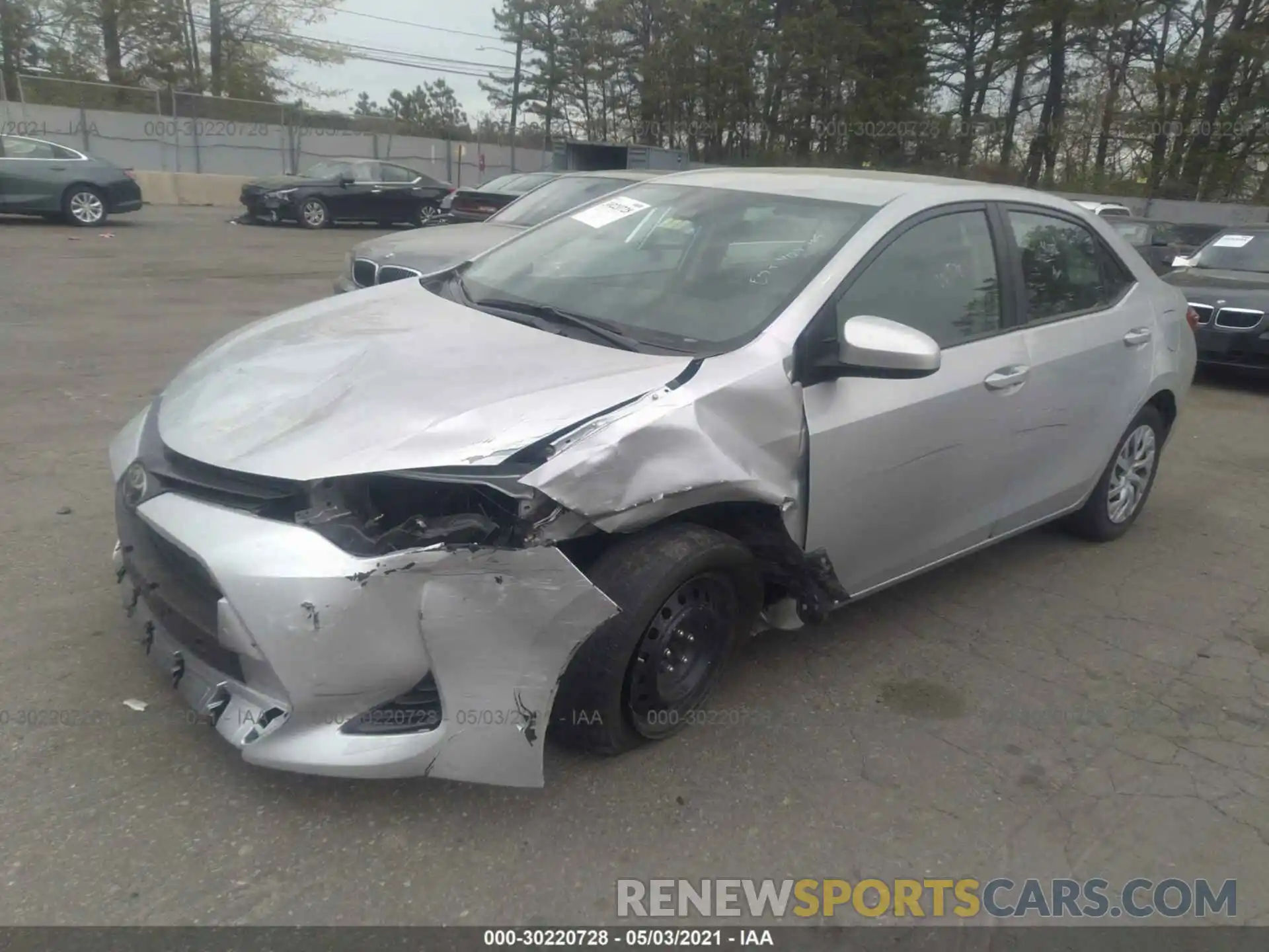 6 Photograph of a damaged car 2T1BURHE0KC223925 TOYOTA COROLLA 2019