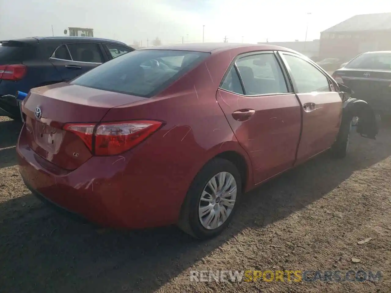 4 Photograph of a damaged car 2T1BURHE0KC224024 TOYOTA COROLLA 2019