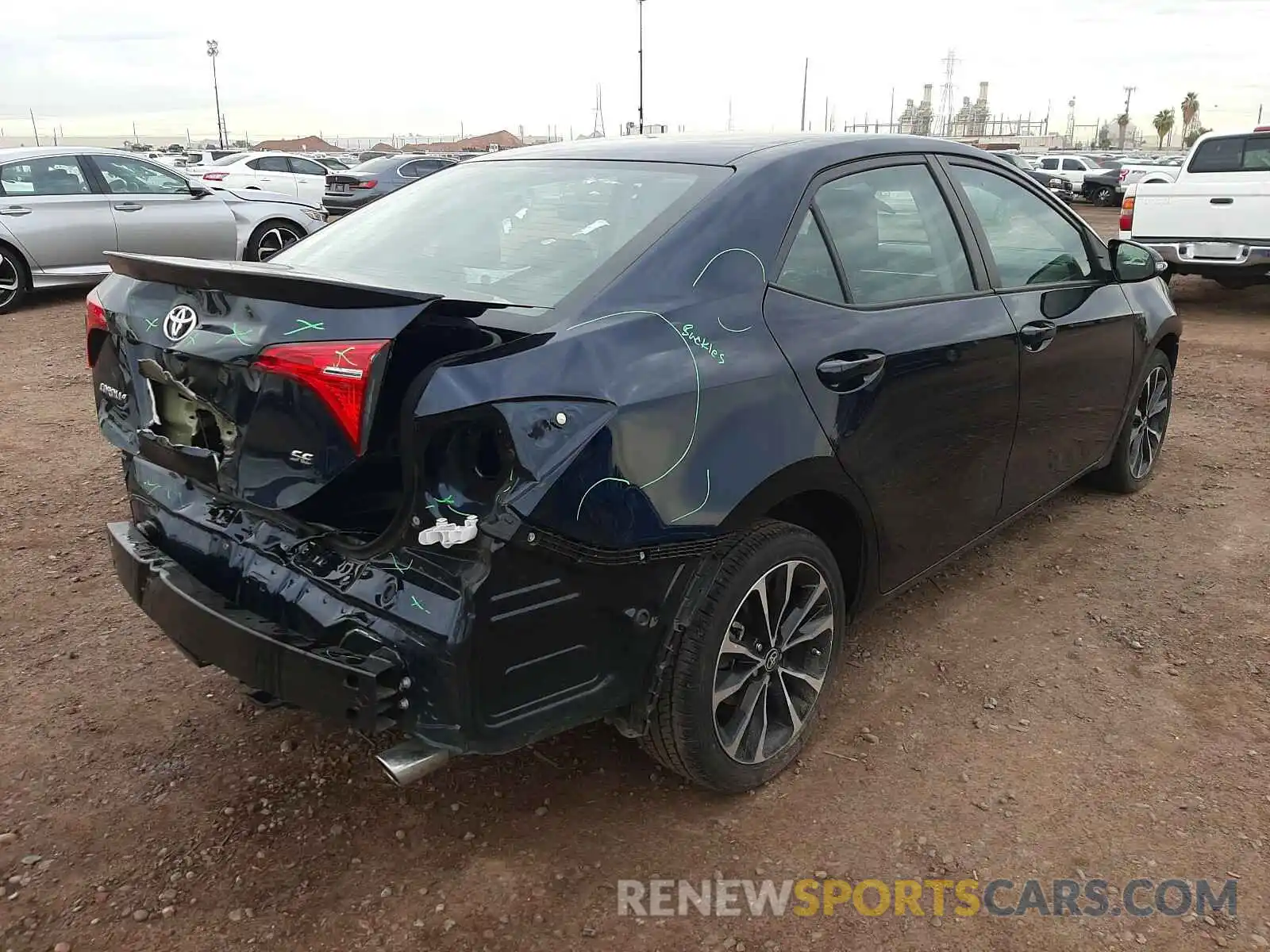 4 Photograph of a damaged car 2T1BURHE0KC224573 TOYOTA COROLLA 2019