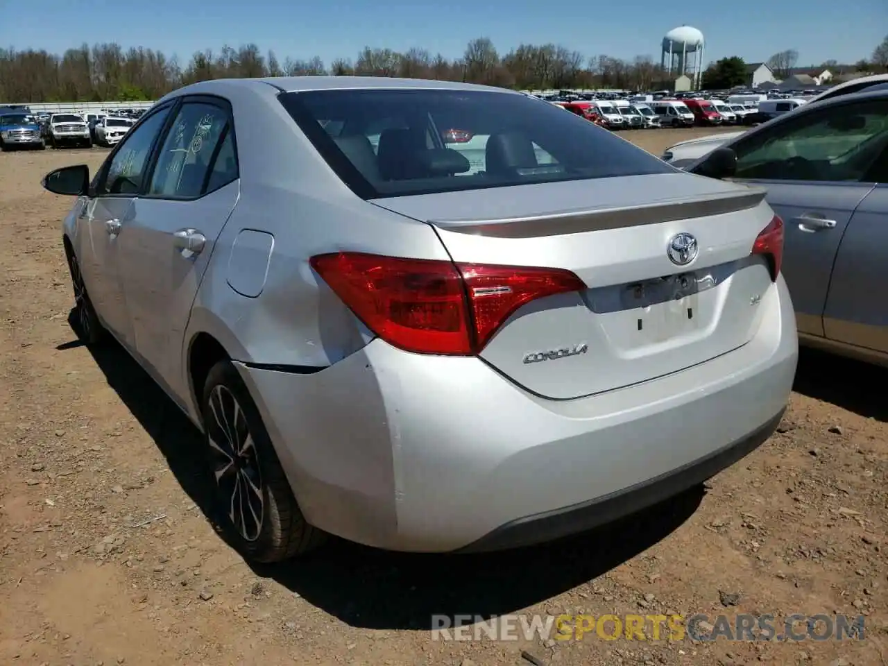 3 Photograph of a damaged car 2T1BURHE0KC225383 TOYOTA COROLLA 2019