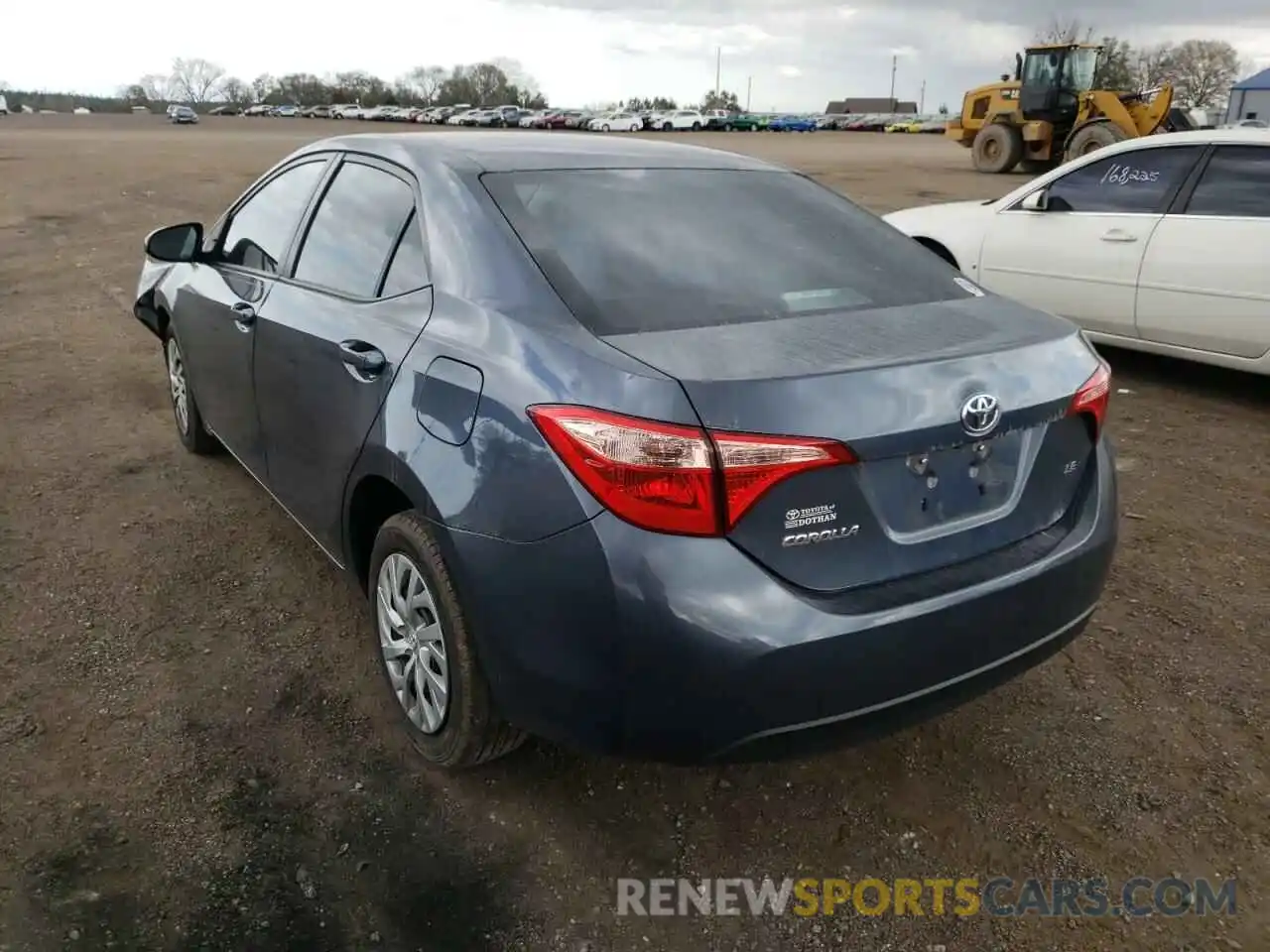 3 Photograph of a damaged car 2T1BURHE0KC225822 TOYOTA COROLLA 2019