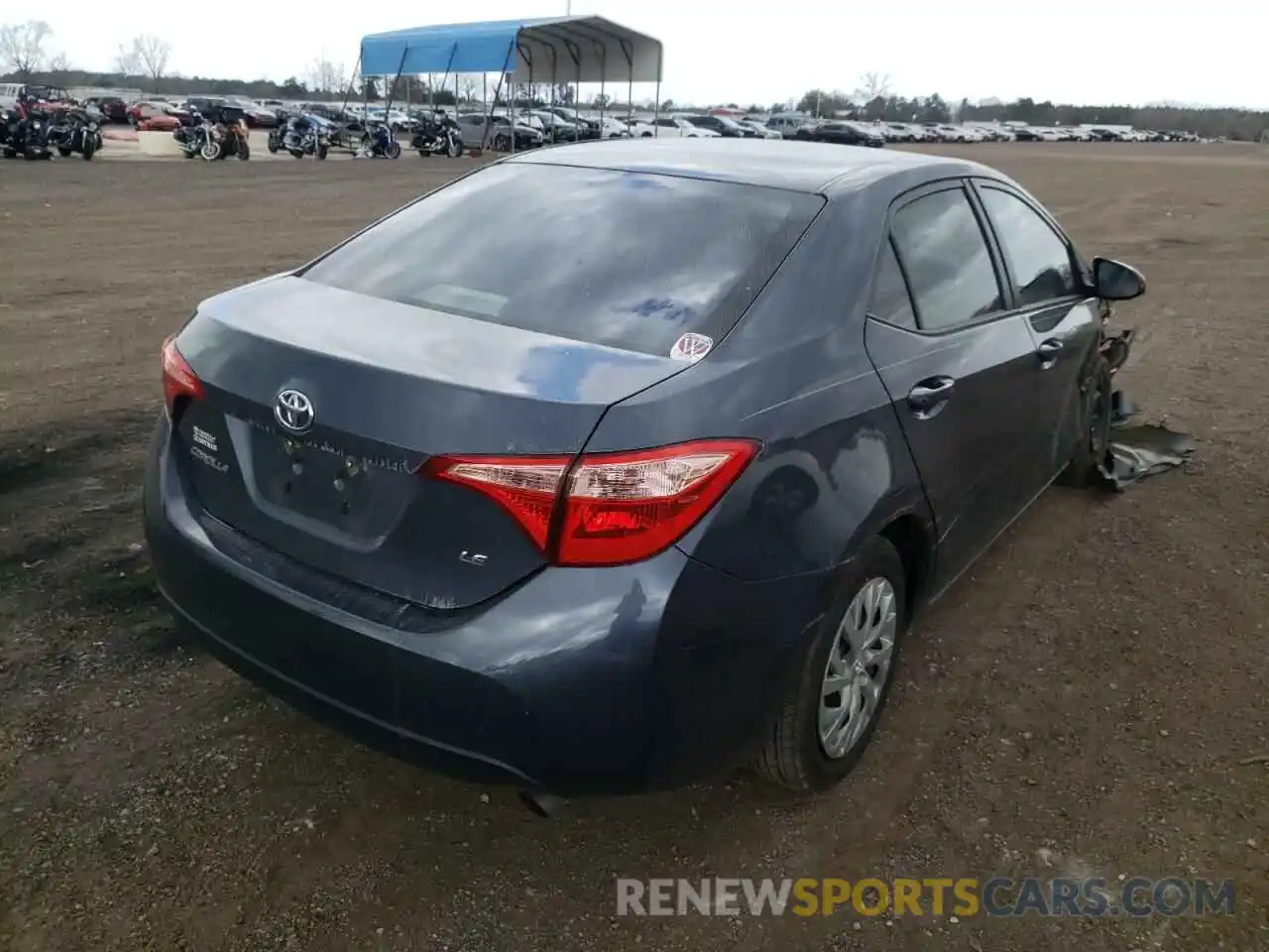 4 Photograph of a damaged car 2T1BURHE0KC225822 TOYOTA COROLLA 2019