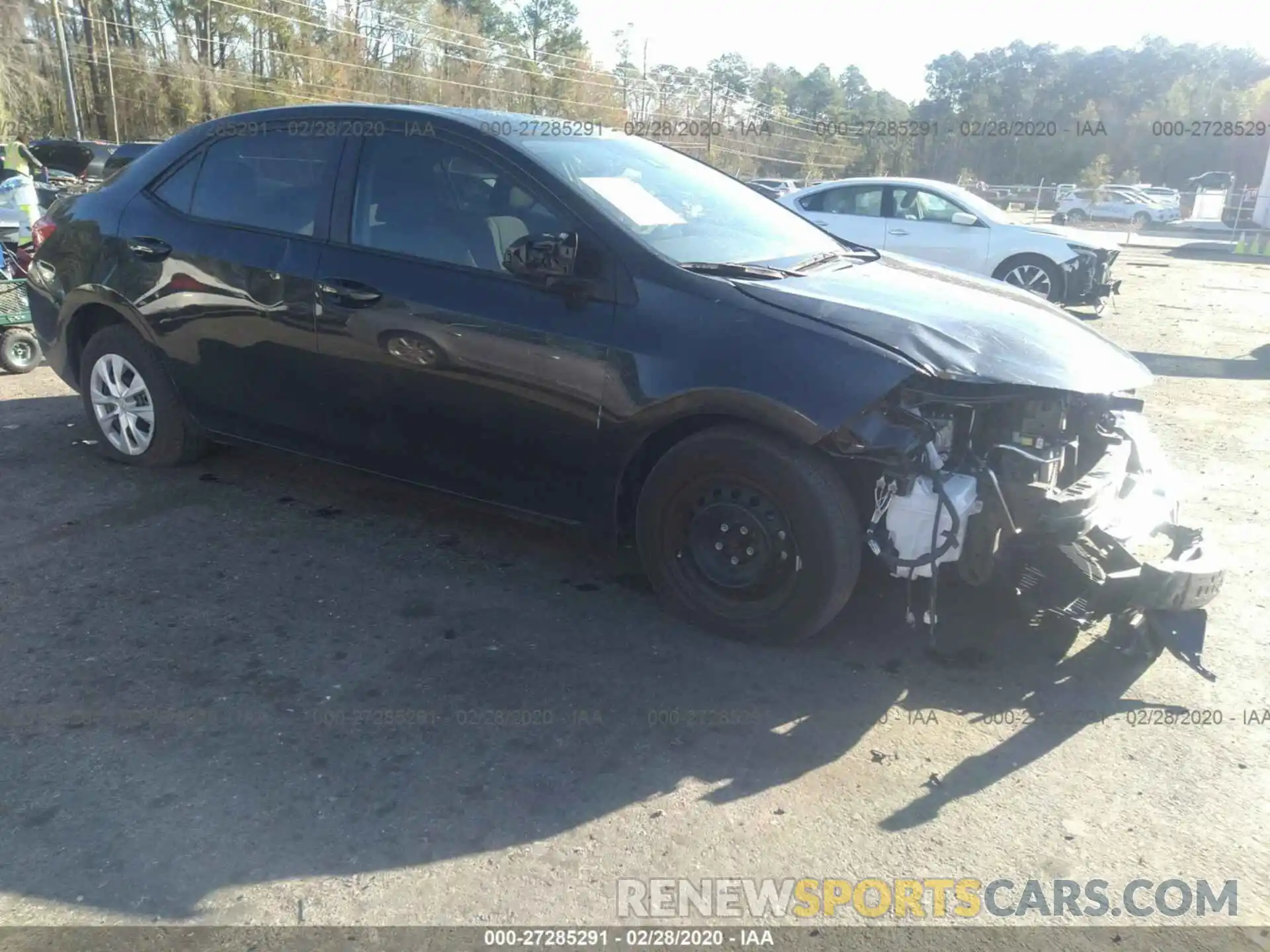 1 Photograph of a damaged car 2T1BURHE0KC225948 TOYOTA COROLLA 2019