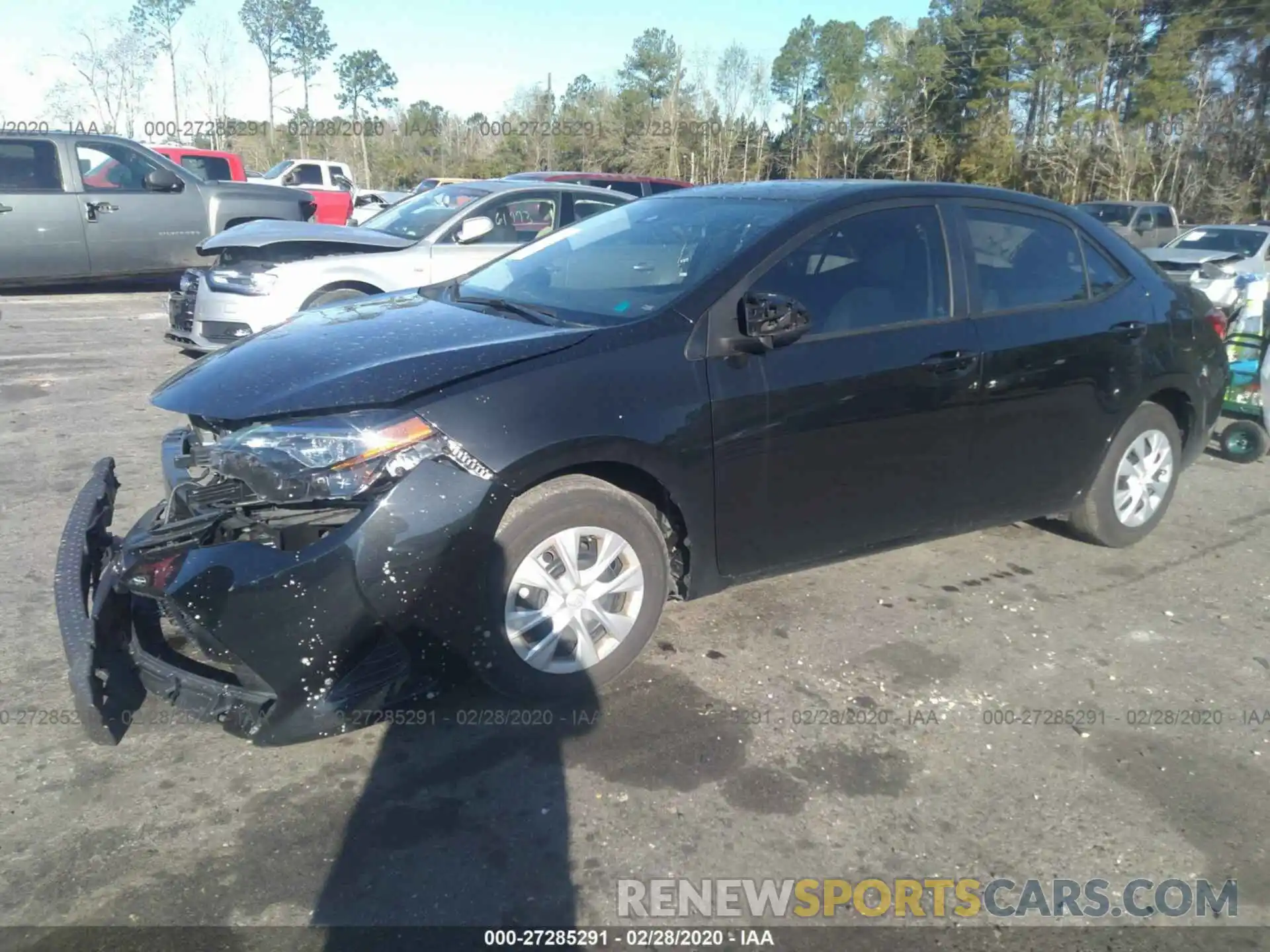 2 Photograph of a damaged car 2T1BURHE0KC225948 TOYOTA COROLLA 2019