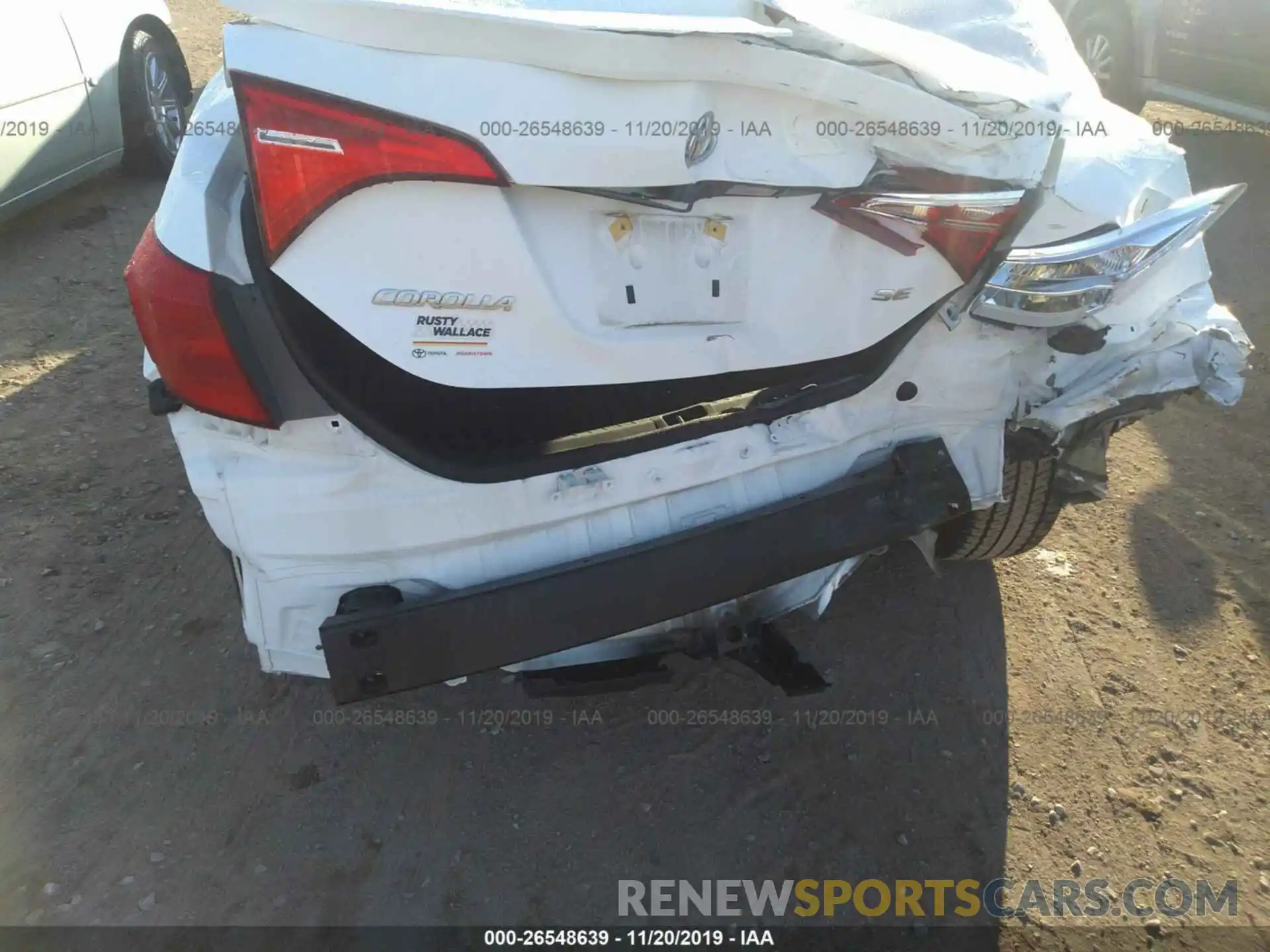 6 Photograph of a damaged car 2T1BURHE0KC225982 TOYOTA COROLLA 2019