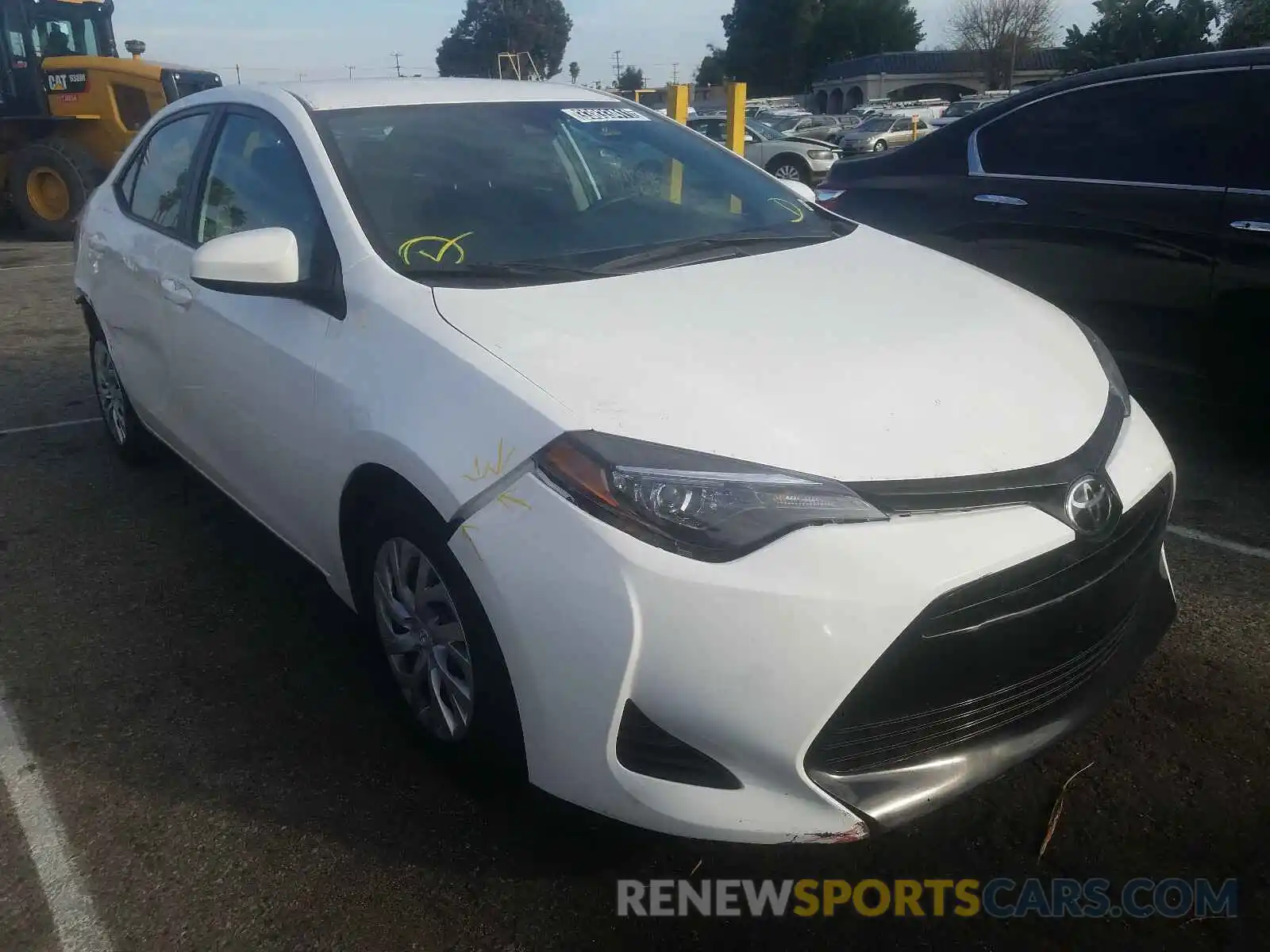 1 Photograph of a damaged car 2T1BURHE0KC226095 TOYOTA COROLLA 2019