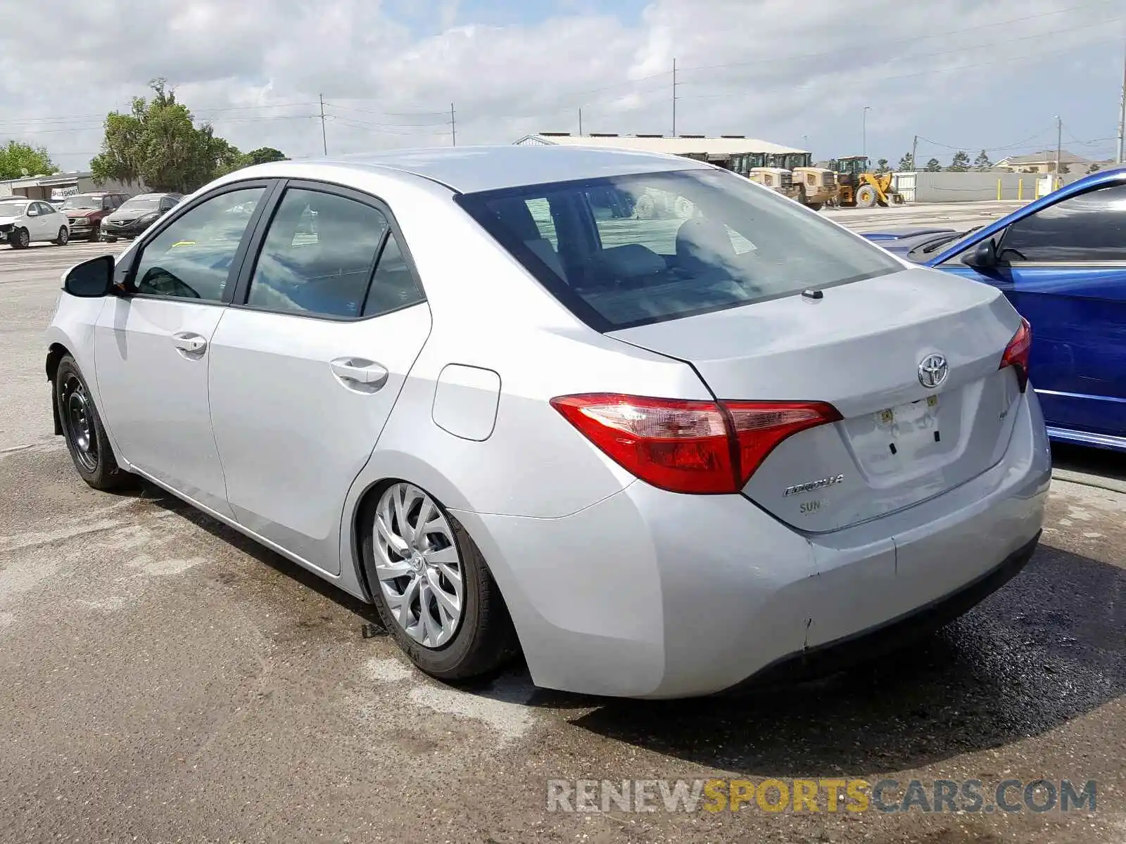 3 Photograph of a damaged car 2T1BURHE0KC226291 TOYOTA COROLLA 2019