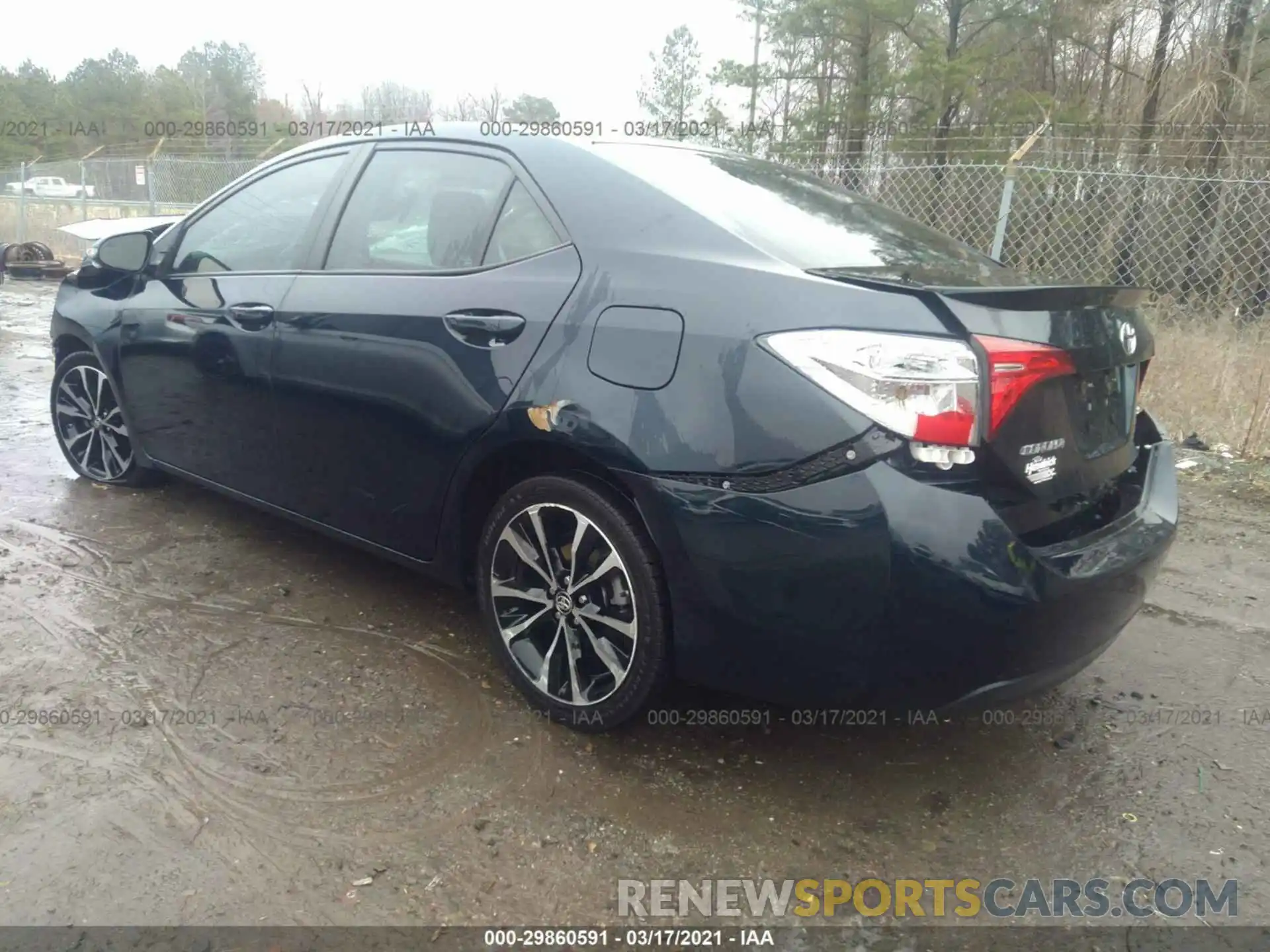 3 Photograph of a damaged car 2T1BURHE0KC226470 TOYOTA COROLLA 2019