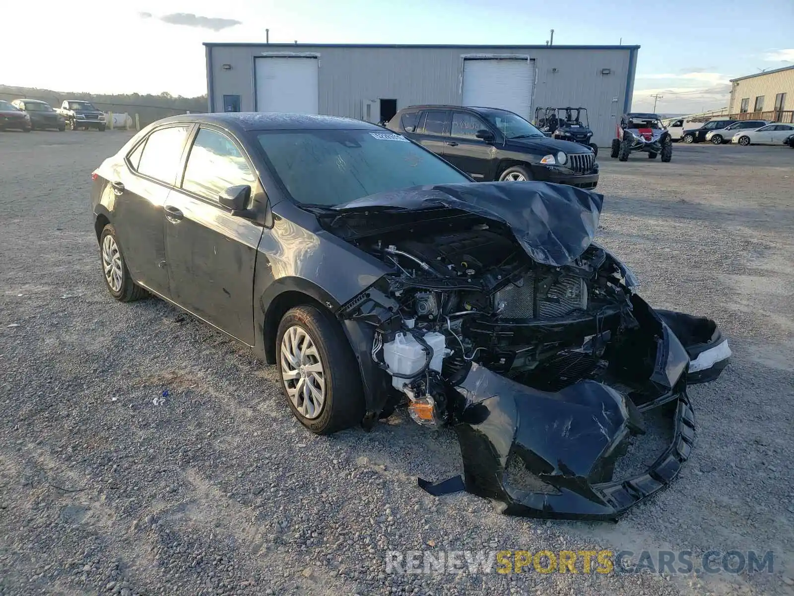 1 Photograph of a damaged car 2T1BURHE0KC226582 TOYOTA COROLLA 2019