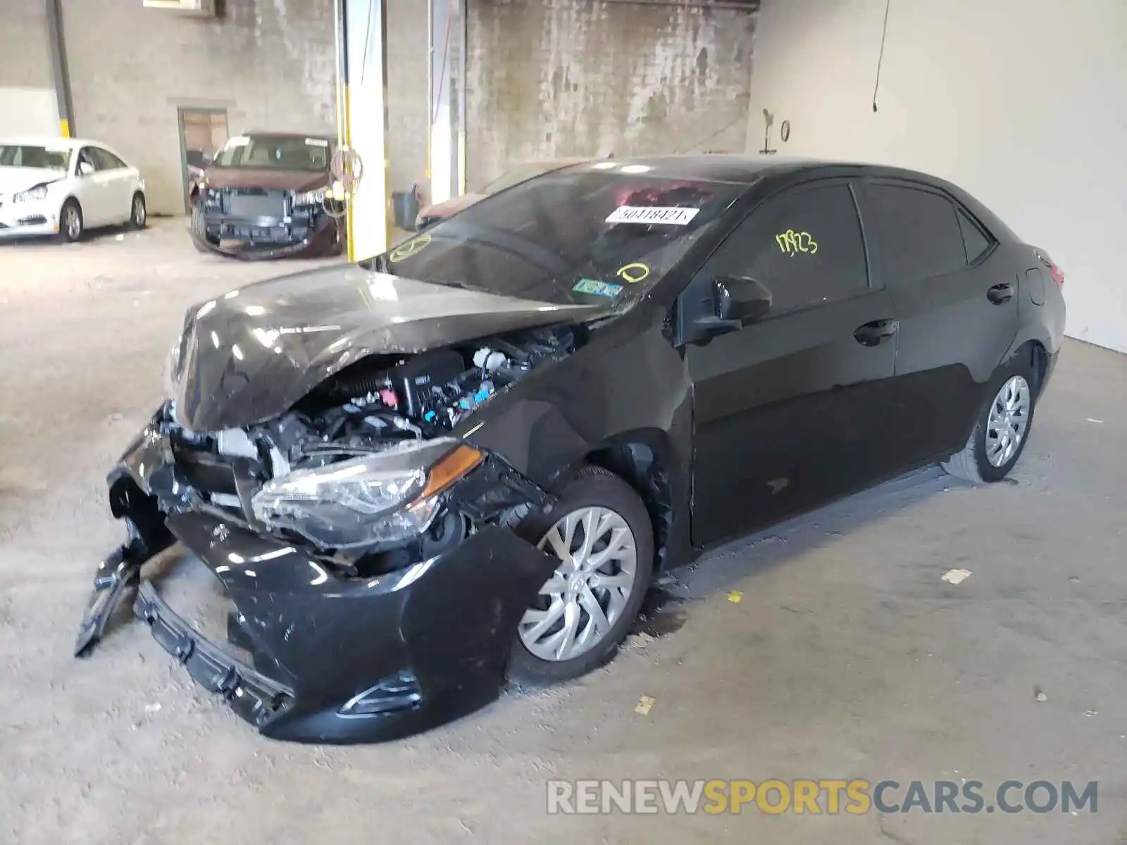 2 Photograph of a damaged car 2T1BURHE0KC226940 TOYOTA COROLLA 2019