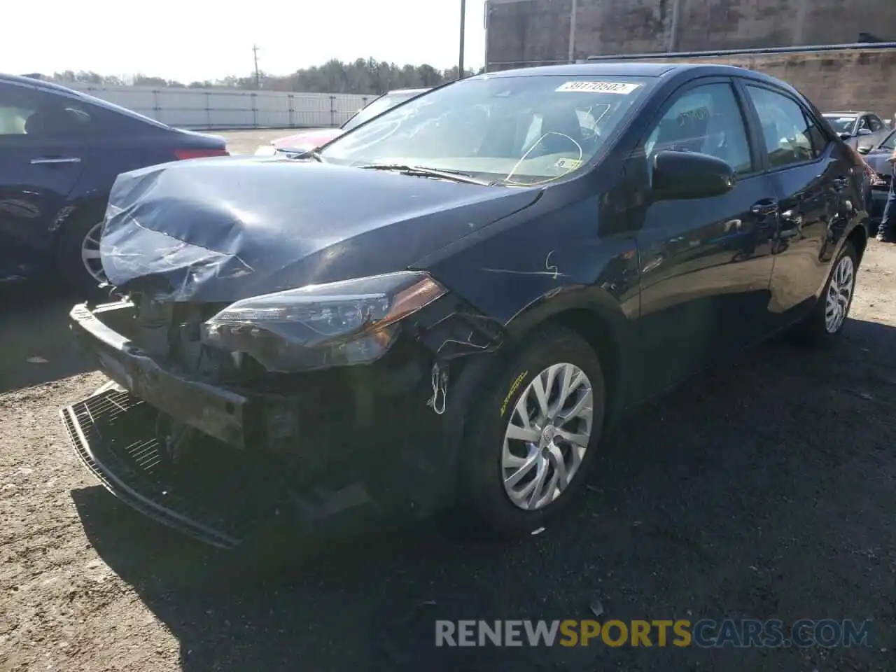 2 Photograph of a damaged car 2T1BURHE0KC227151 TOYOTA COROLLA 2019