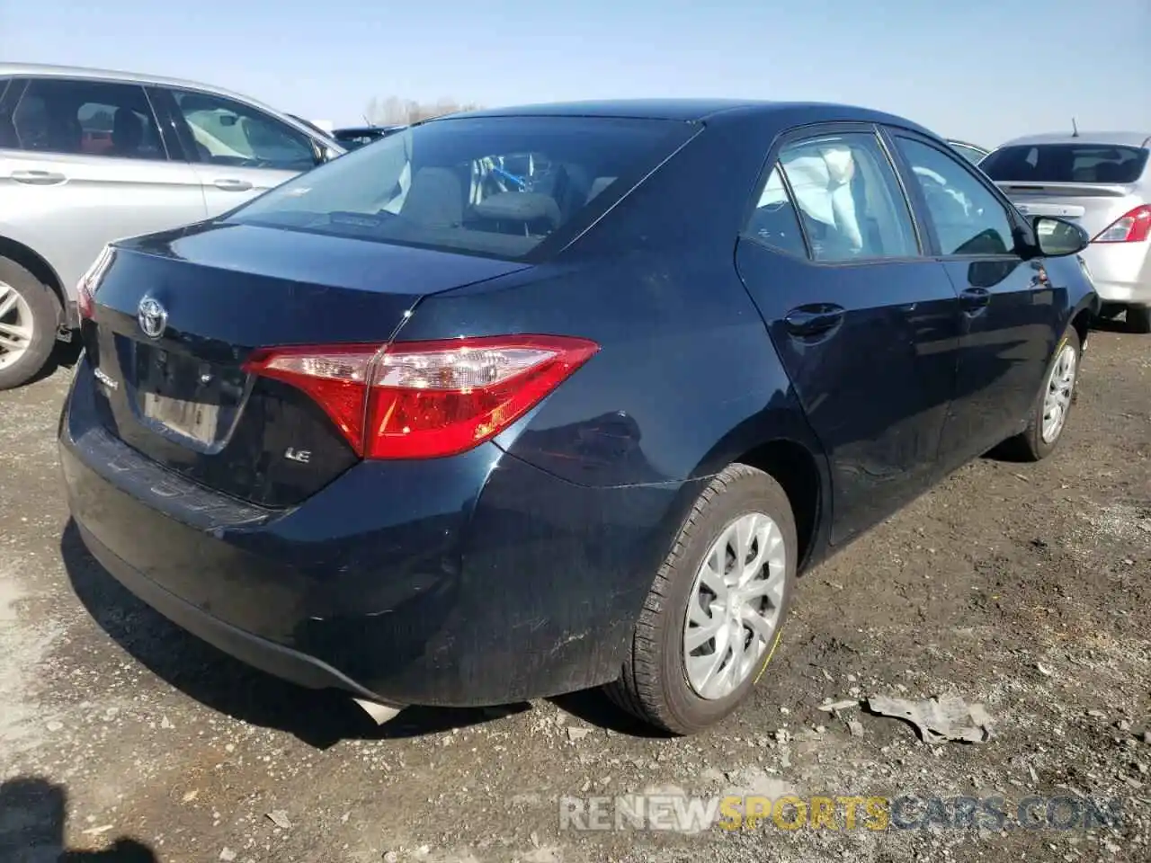 4 Фотография поврежденного автомобиля 2T1BURHE0KC227151 TOYOTA COROLLA 2019