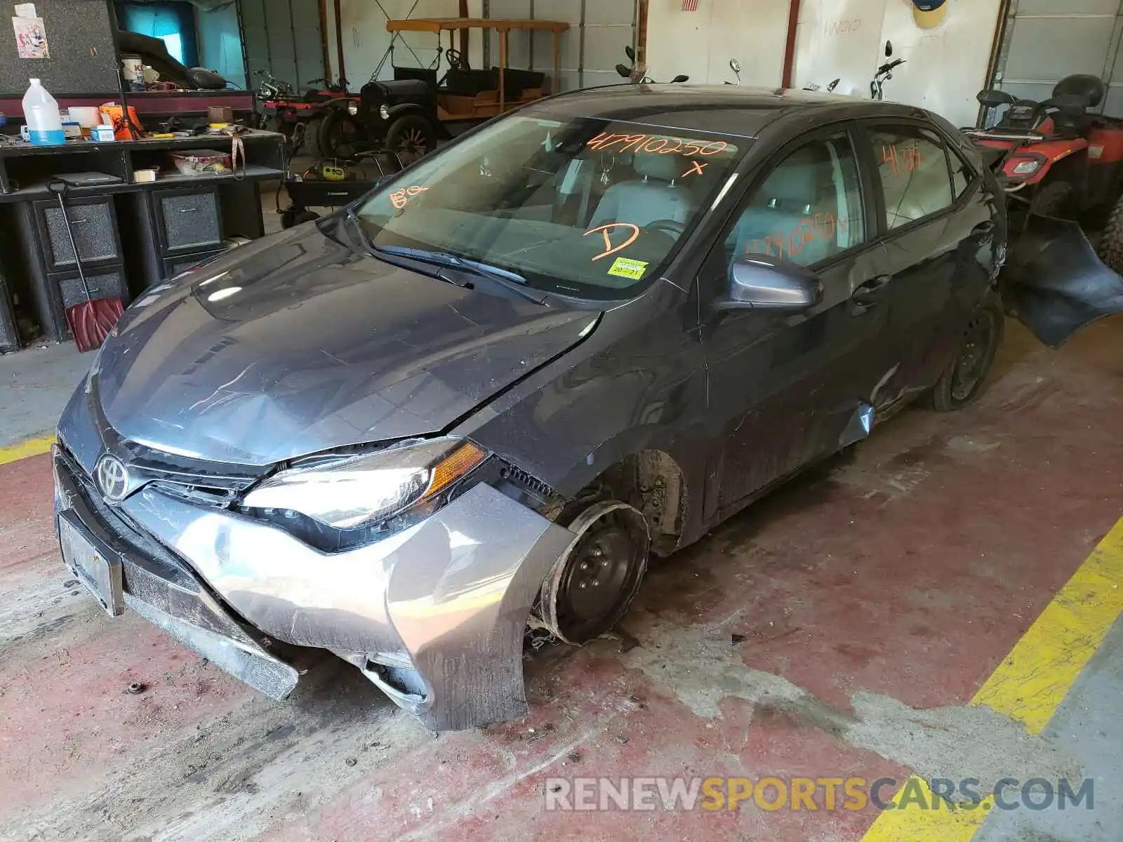 2 Photograph of a damaged car 2T1BURHE0KC227201 TOYOTA COROLLA 2019