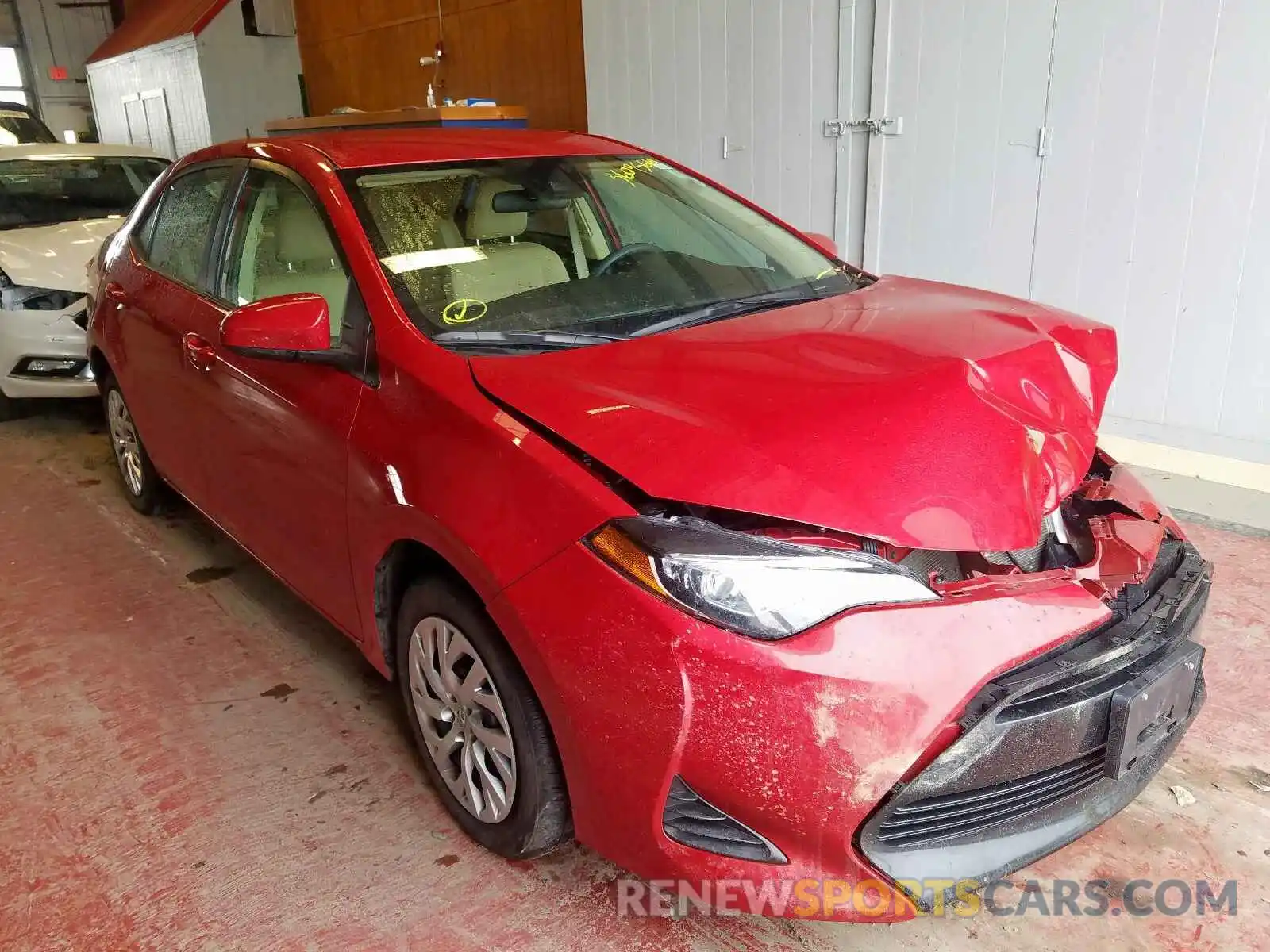 1 Photograph of a damaged car 2T1BURHE0KC228283 TOYOTA COROLLA 2019