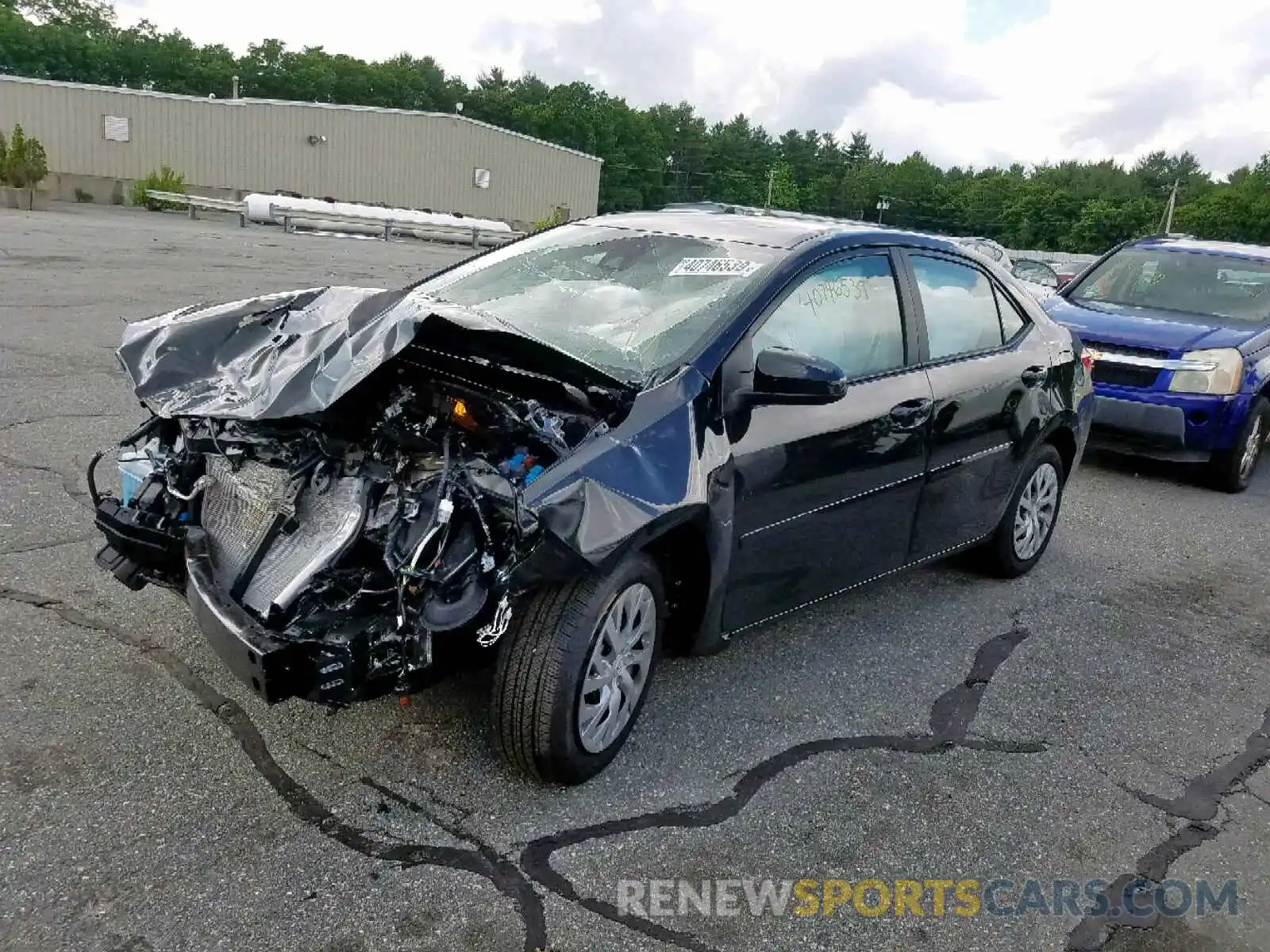 2 Photograph of a damaged car 2T1BURHE0KC228705 TOYOTA COROLLA 2019