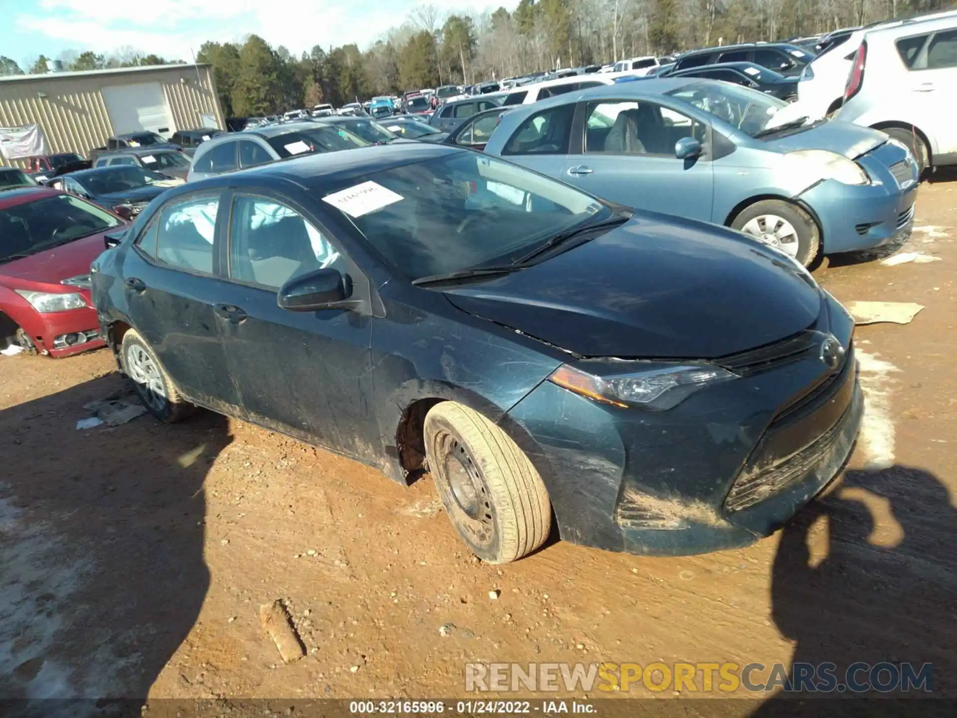 1 Photograph of a damaged car 2T1BURHE0KC228767 TOYOTA COROLLA 2019