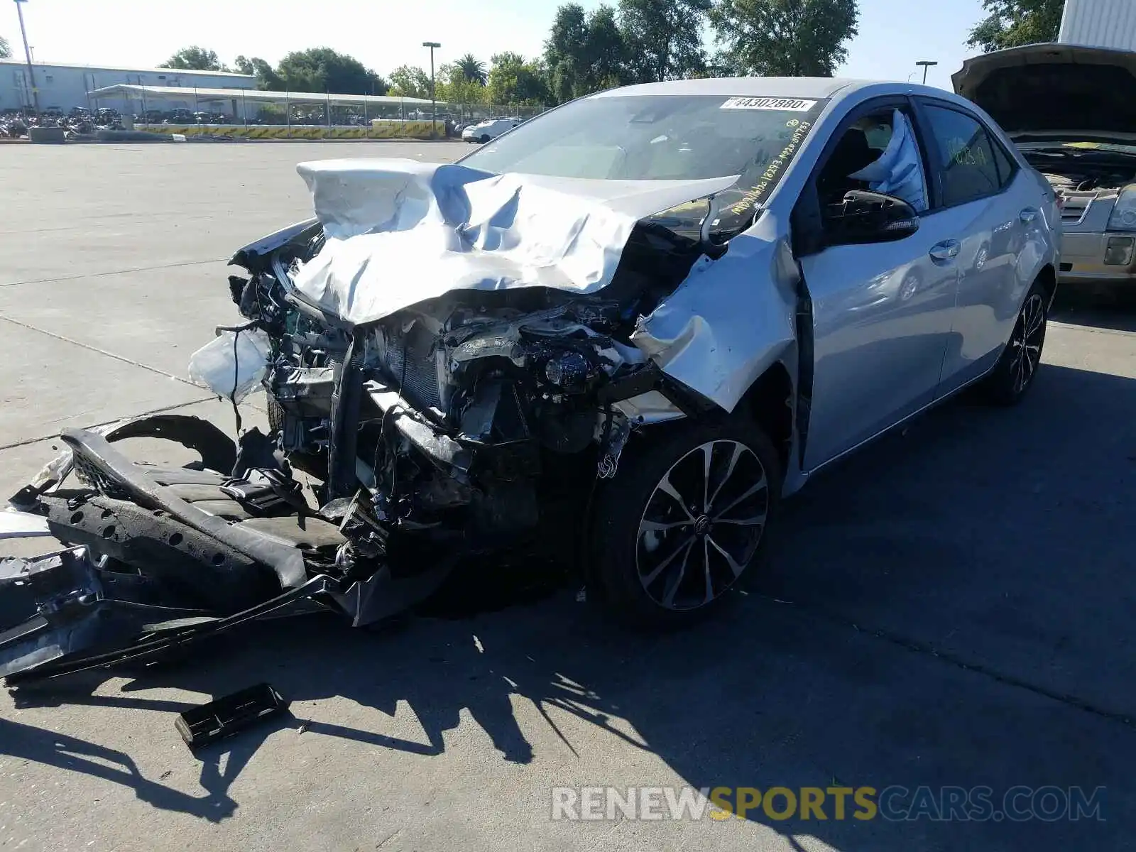 2 Photograph of a damaged car 2T1BURHE0KC228770 TOYOTA COROLLA 2019