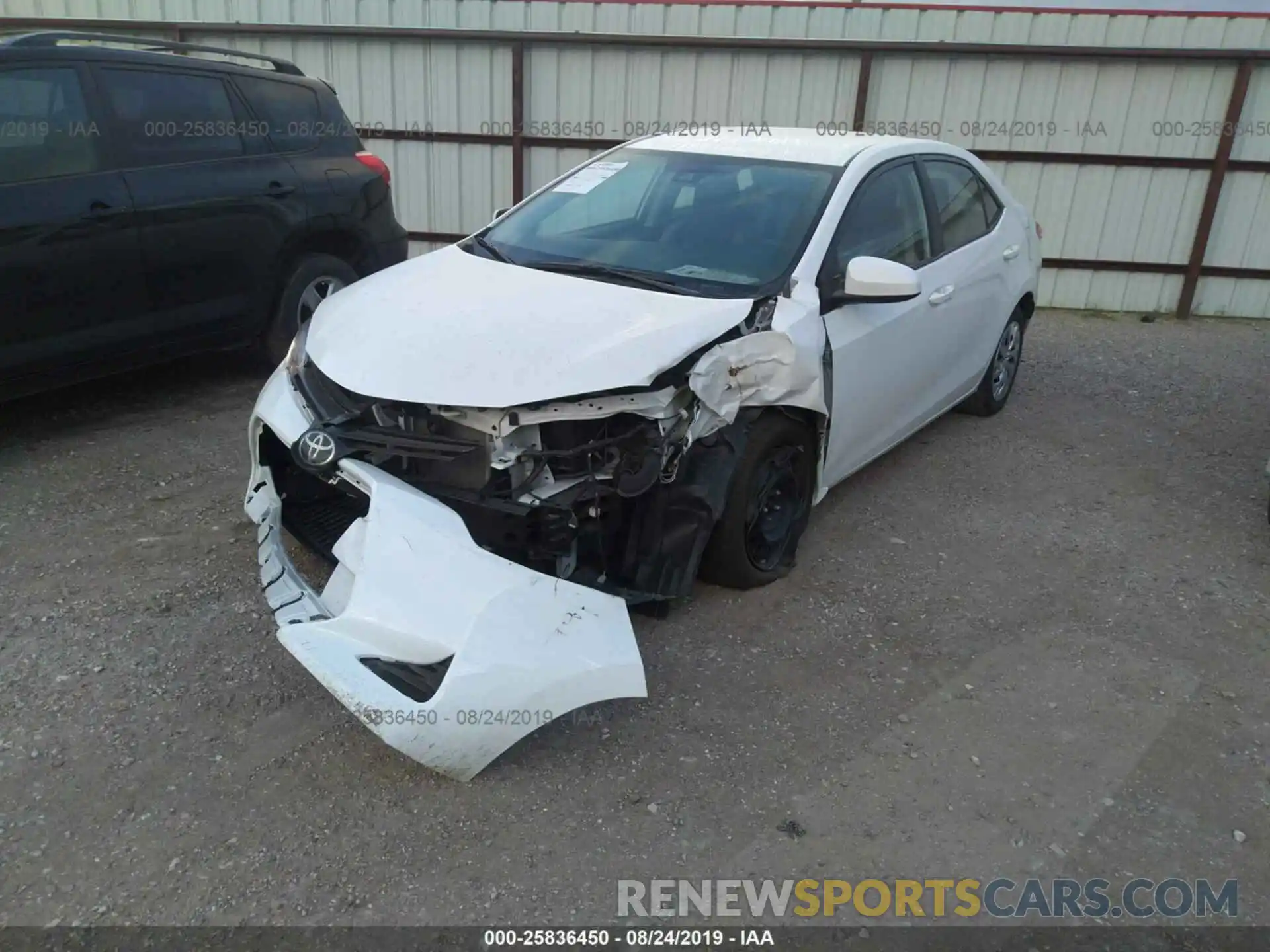 2 Photograph of a damaged car 2T1BURHE0KC229353 TOYOTA COROLLA 2019