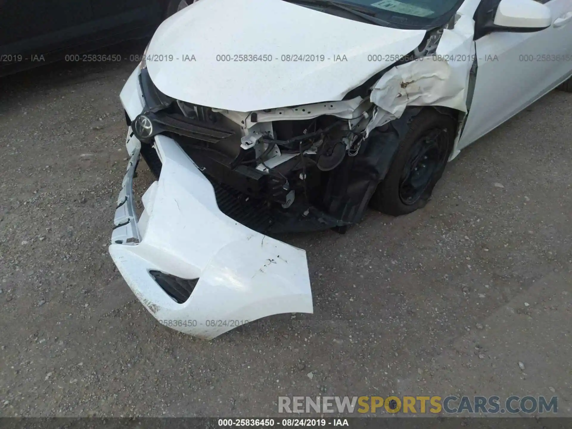 6 Photograph of a damaged car 2T1BURHE0KC229353 TOYOTA COROLLA 2019