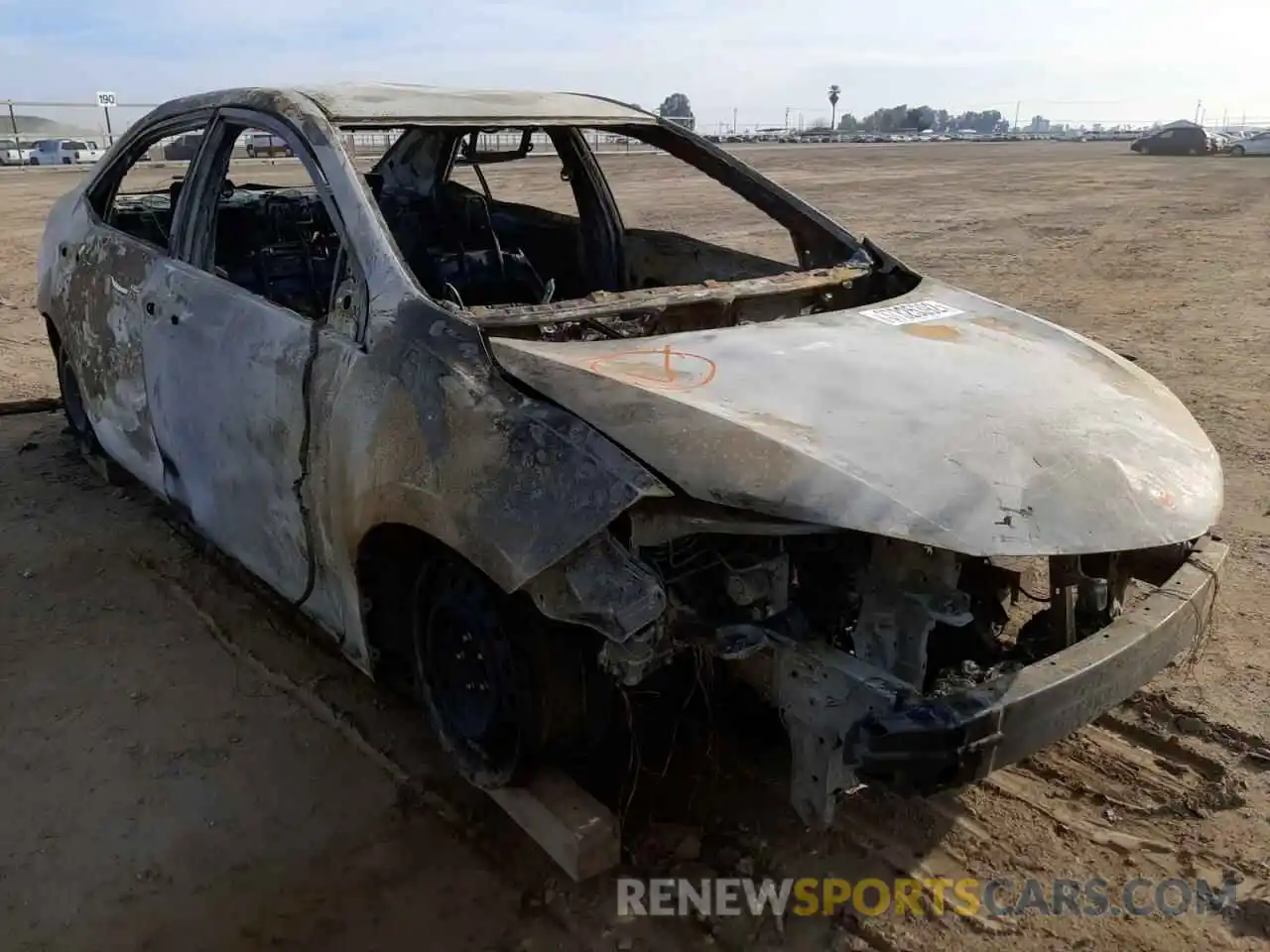 1 Photograph of a damaged car 2T1BURHE0KC229711 TOYOTA COROLLA 2019