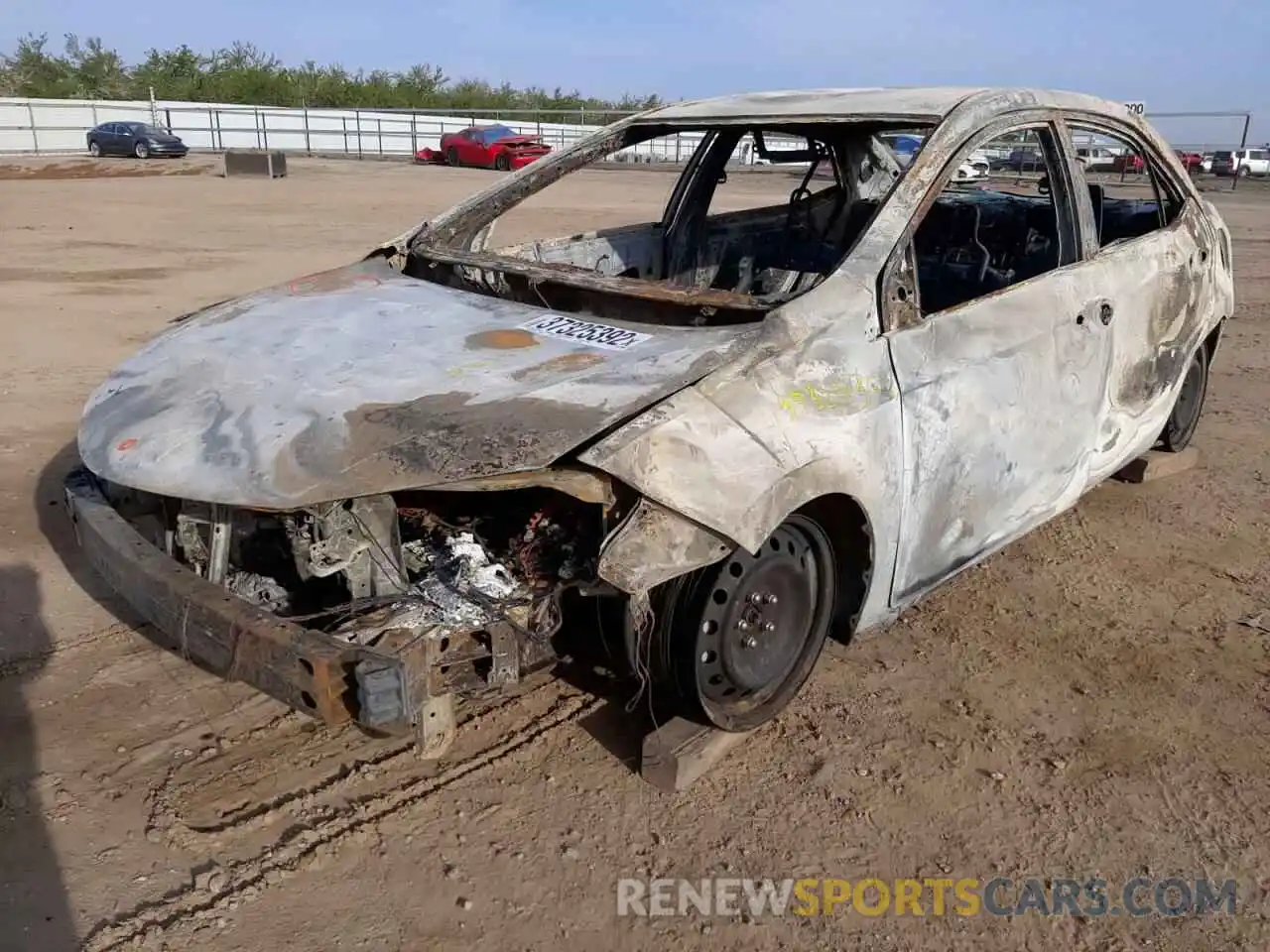 2 Photograph of a damaged car 2T1BURHE0KC229711 TOYOTA COROLLA 2019