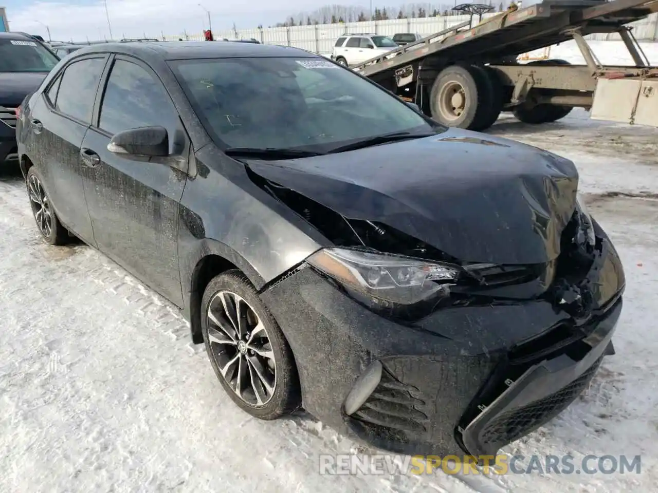 1 Photograph of a damaged car 2T1BURHE0KC229790 TOYOTA COROLLA 2019