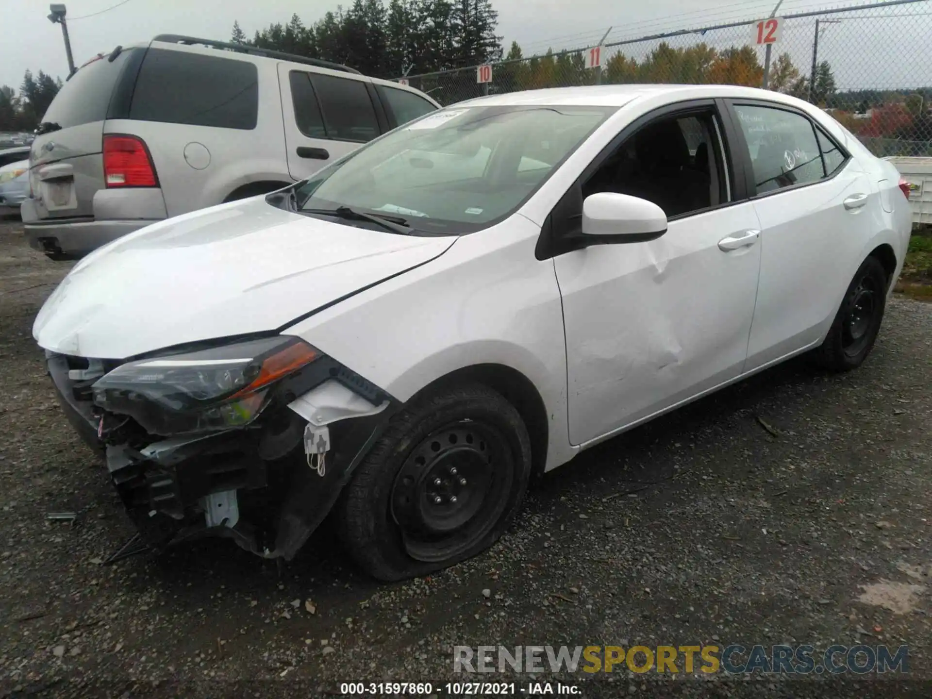 2 Photograph of a damaged car 2T1BURHE0KC230230 TOYOTA COROLLA 2019