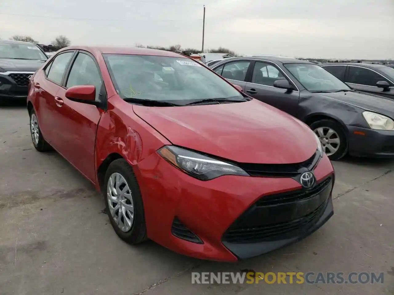 1 Photograph of a damaged car 2T1BURHE0KC230292 TOYOTA COROLLA 2019