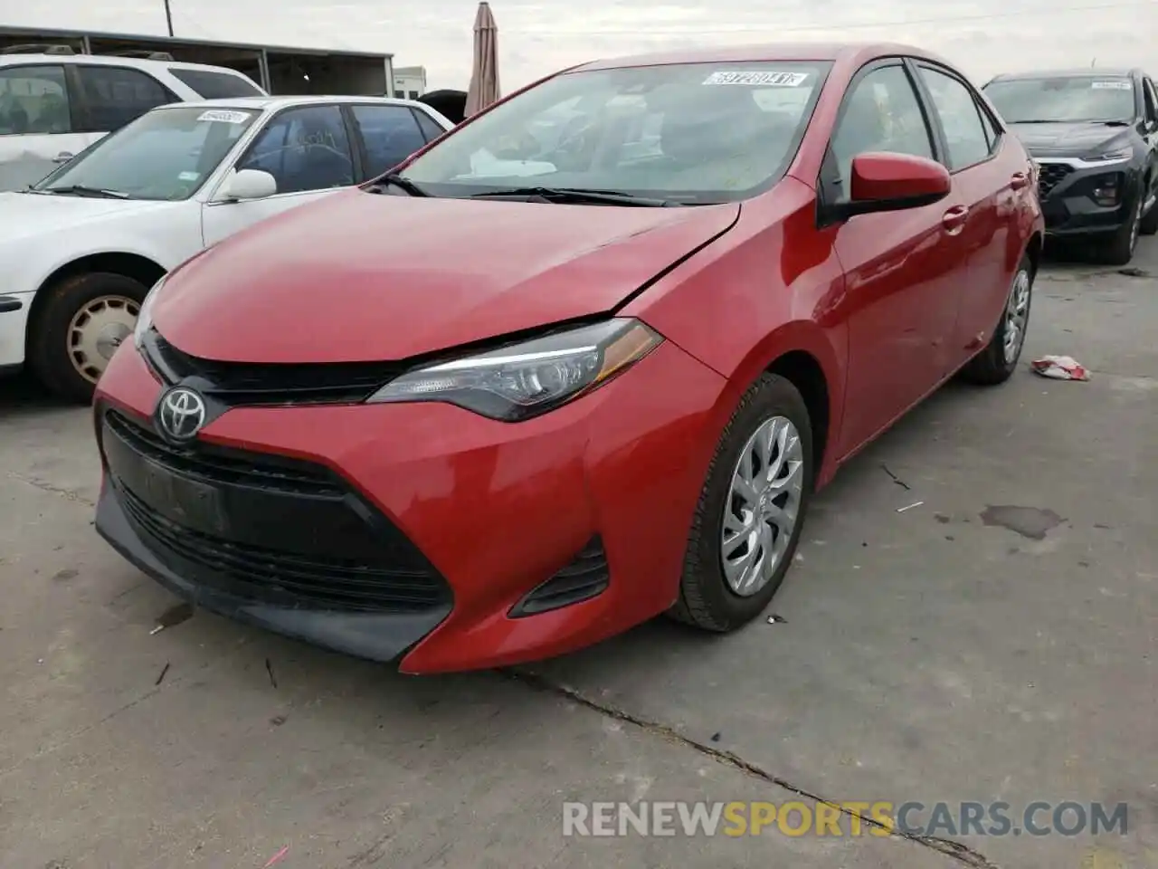 2 Photograph of a damaged car 2T1BURHE0KC230292 TOYOTA COROLLA 2019