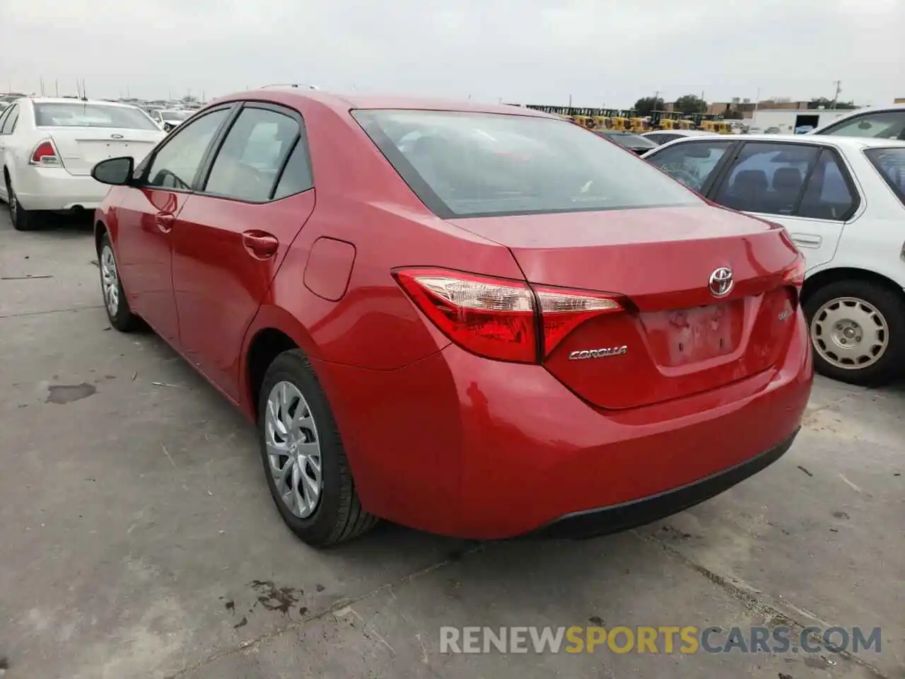 3 Photograph of a damaged car 2T1BURHE0KC230292 TOYOTA COROLLA 2019