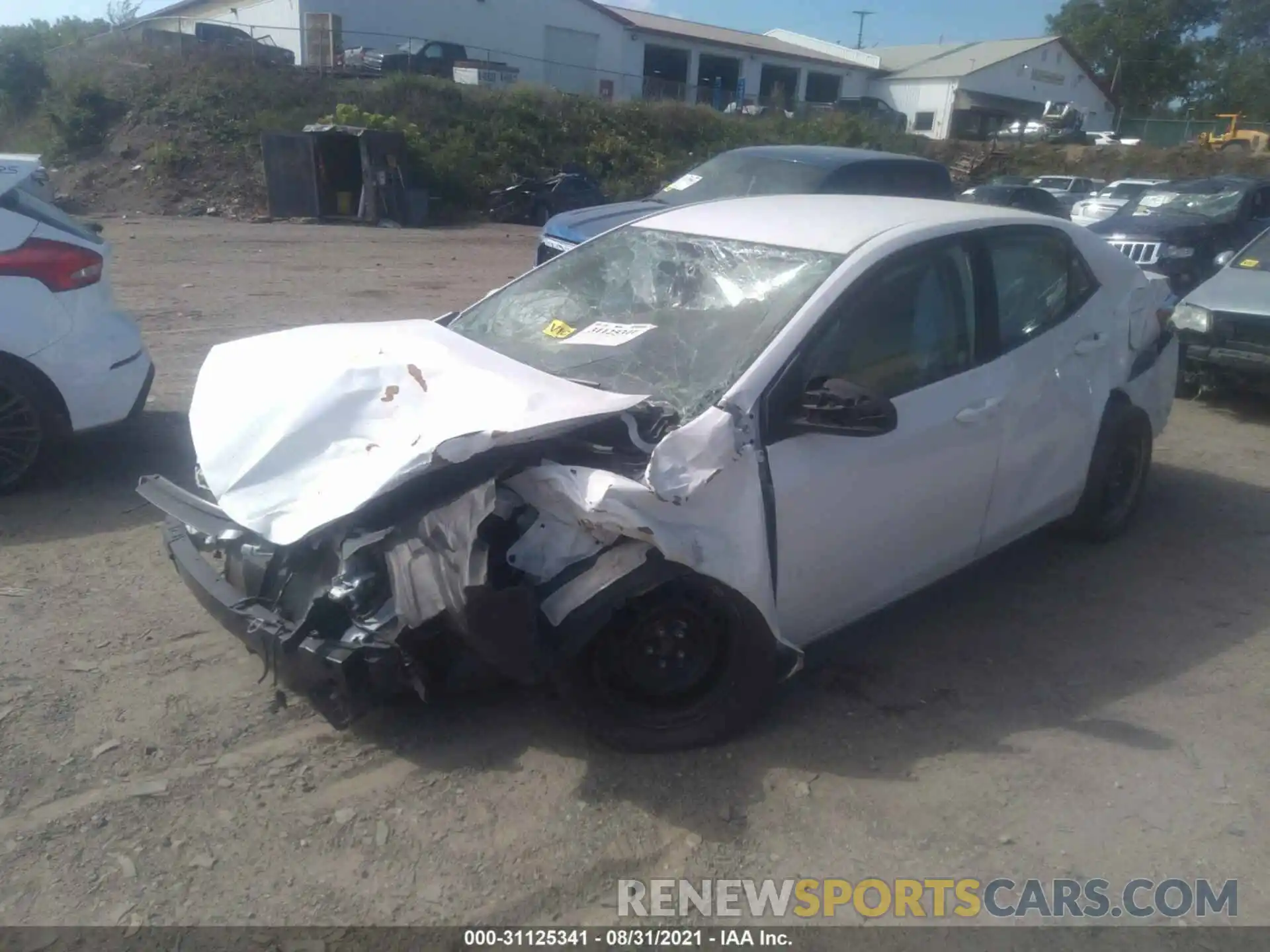 2 Photograph of a damaged car 2T1BURHE0KC230566 TOYOTA COROLLA 2019