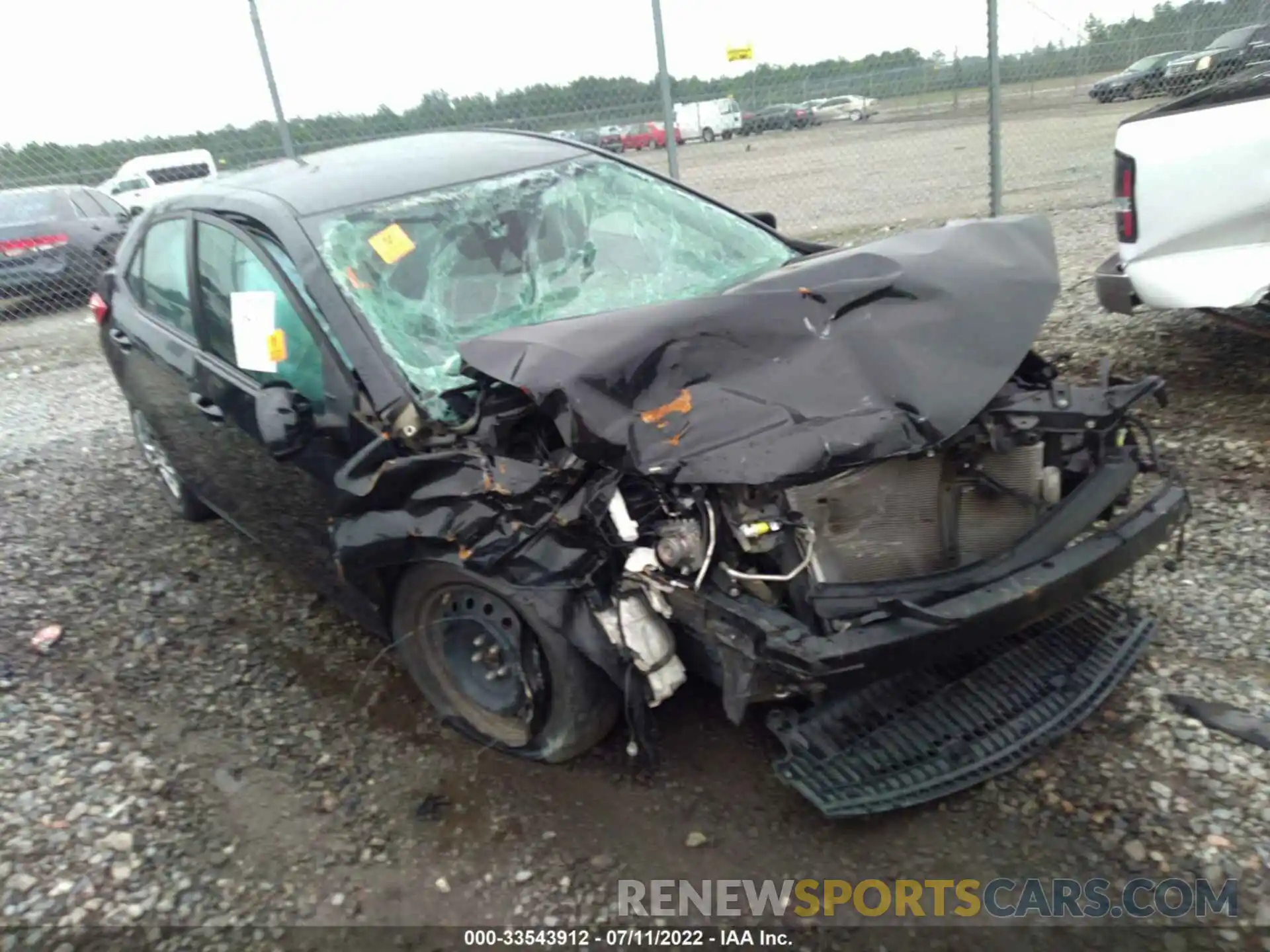 1 Photograph of a damaged car 2T1BURHE0KC230597 TOYOTA COROLLA 2019