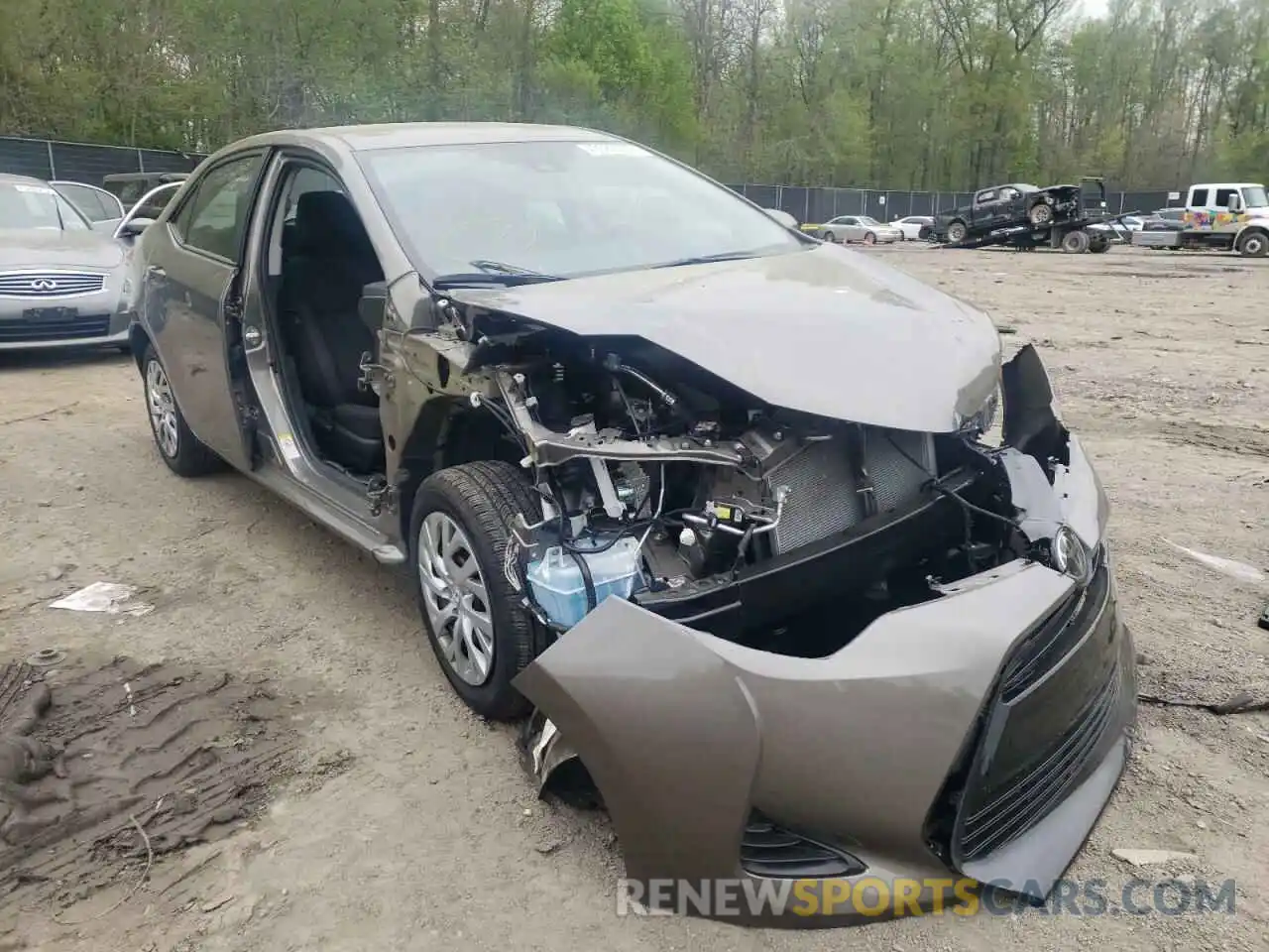 1 Photograph of a damaged car 2T1BURHE0KC230647 TOYOTA COROLLA 2019