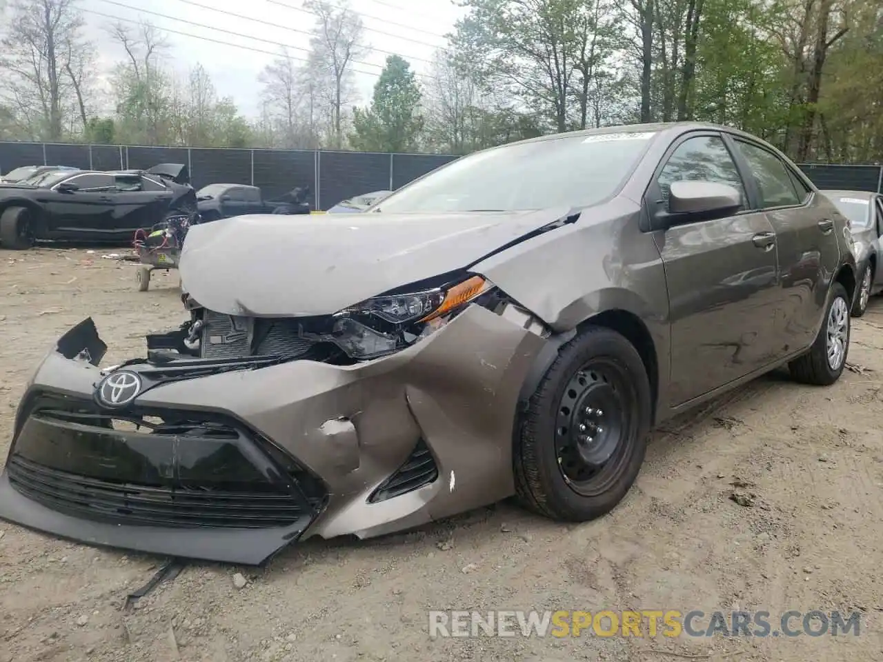 2 Photograph of a damaged car 2T1BURHE0KC230647 TOYOTA COROLLA 2019