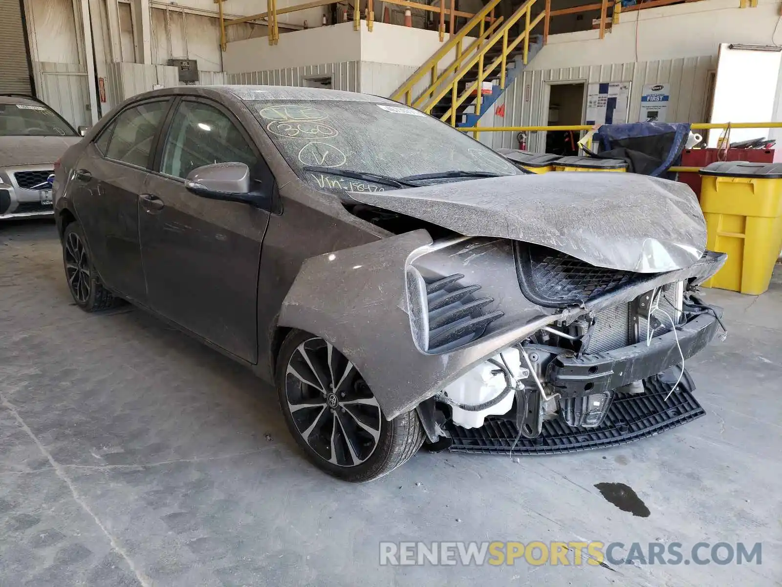 1 Photograph of a damaged car 2T1BURHE0KC231569 TOYOTA COROLLA 2019