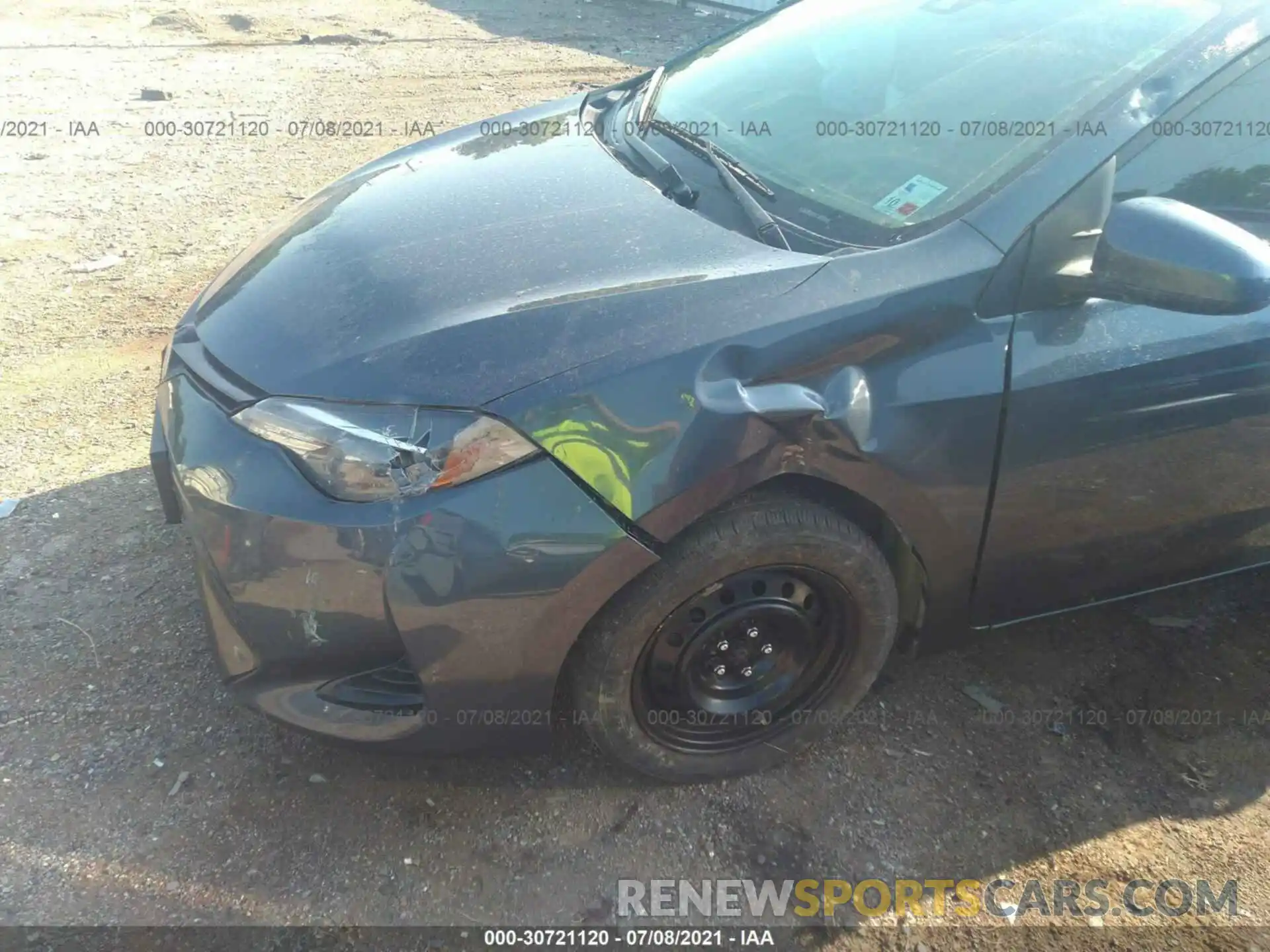 6 Photograph of a damaged car 2T1BURHE0KC231961 TOYOTA COROLLA 2019