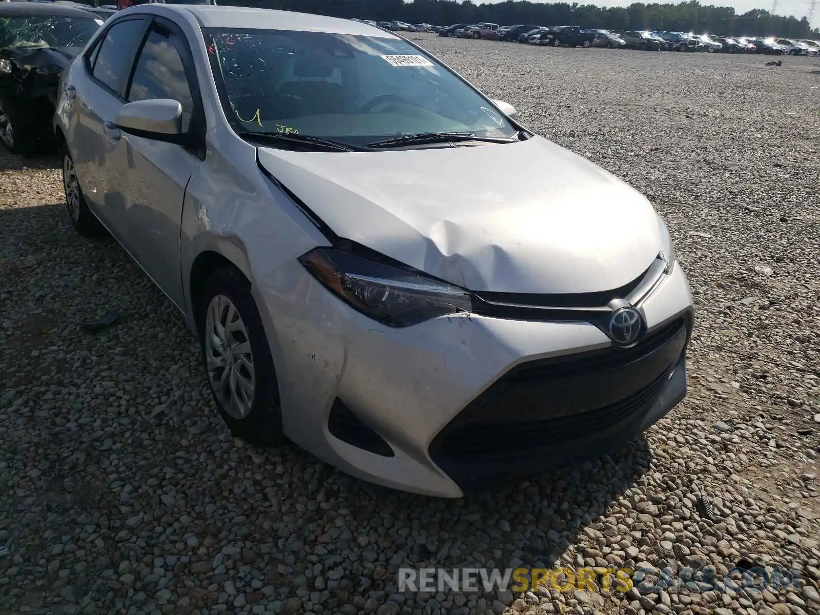 1 Photograph of a damaged car 2T1BURHE0KC232091 TOYOTA COROLLA 2019