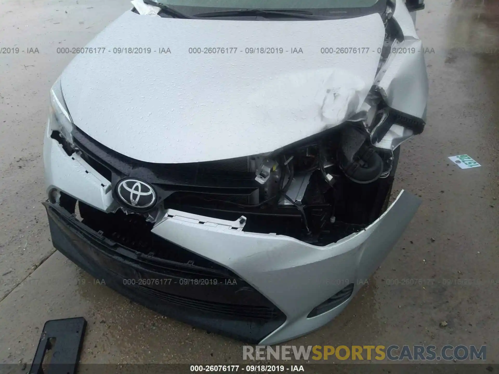 6 Photograph of a damaged car 2T1BURHE0KC232561 TOYOTA COROLLA 2019