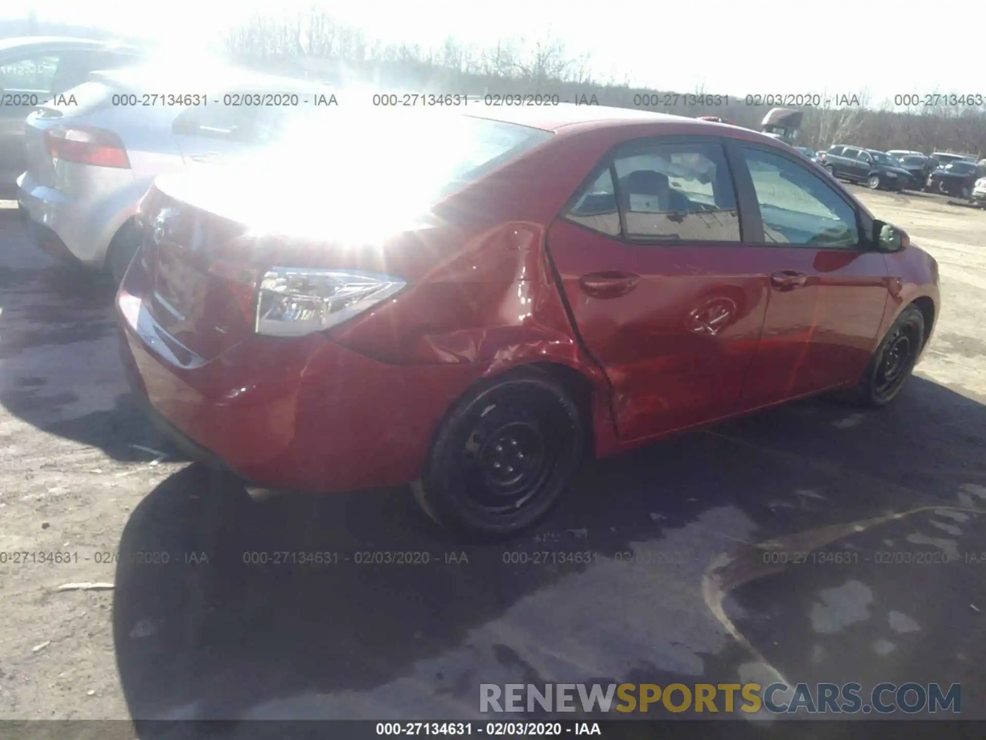 4 Photograph of a damaged car 2T1BURHE0KC232947 TOYOTA COROLLA 2019