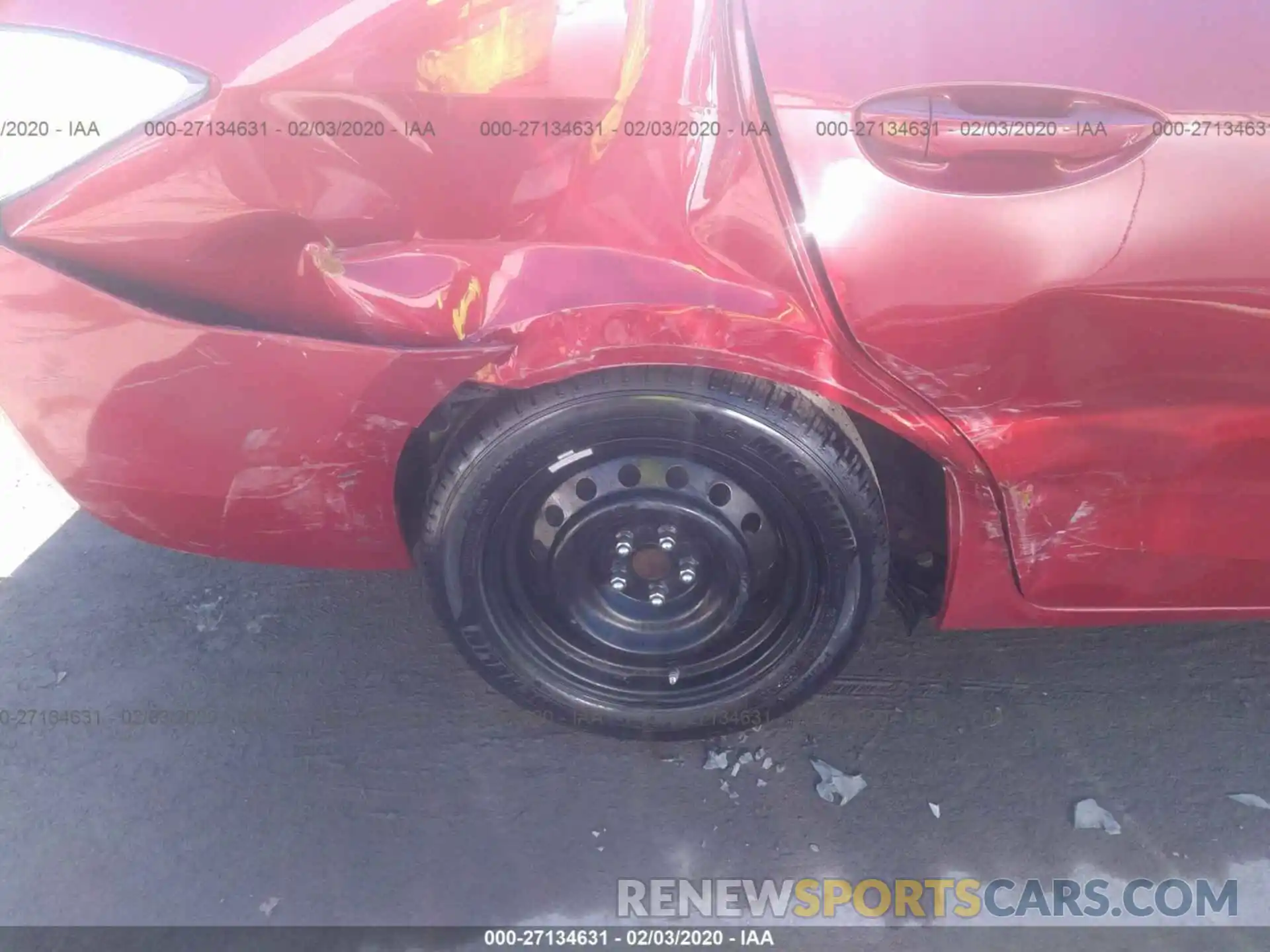 6 Photograph of a damaged car 2T1BURHE0KC232947 TOYOTA COROLLA 2019