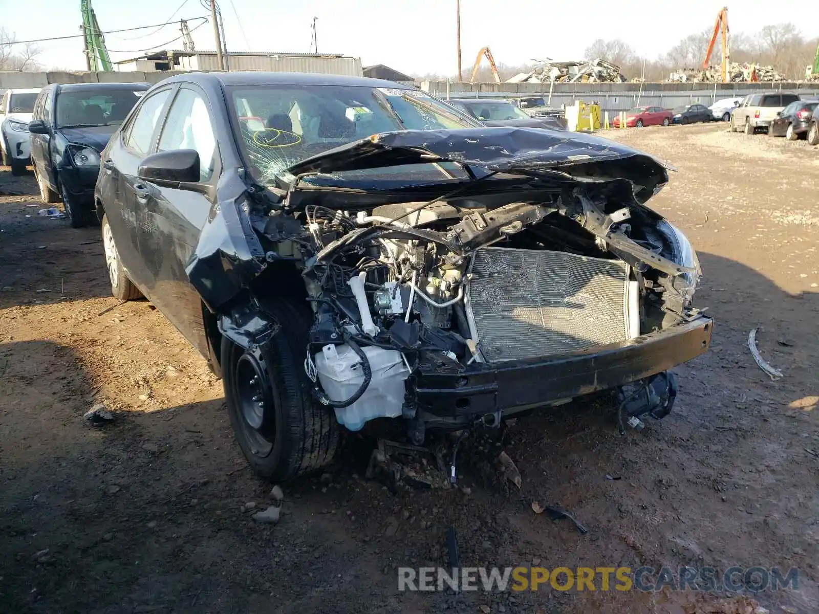 9 Photograph of a damaged car 2T1BURHE0KC233578 TOYOTA COROLLA 2019