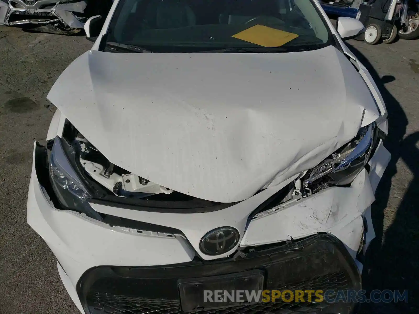7 Photograph of a damaged car 2T1BURHE0KC233676 TOYOTA COROLLA 2019